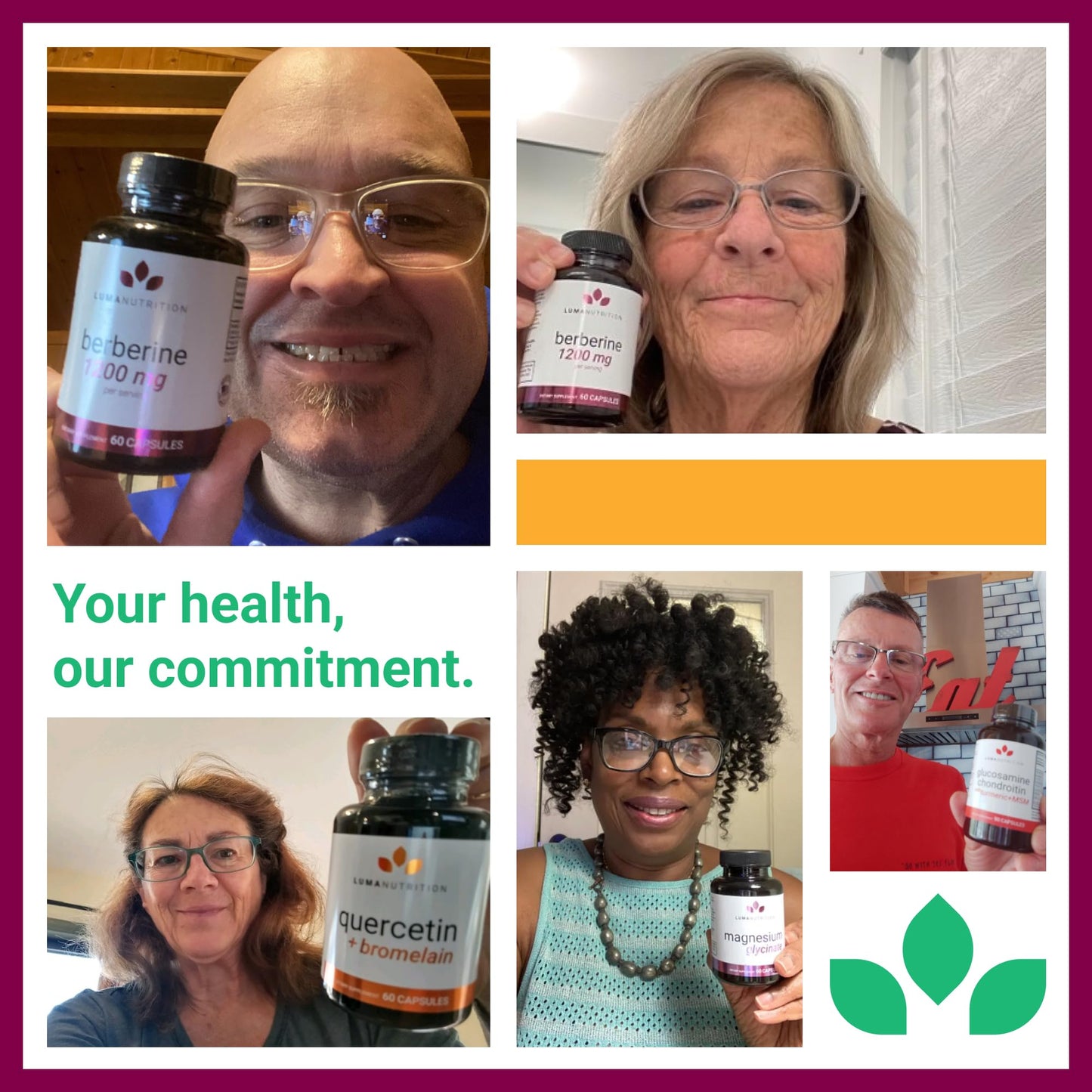 Luma Nutrition Berberine Supplement - Berberine HCL 1200mg Per Serving - Vegan, Gluten Free, Non-GMO - 60 Capsules - Medaid International