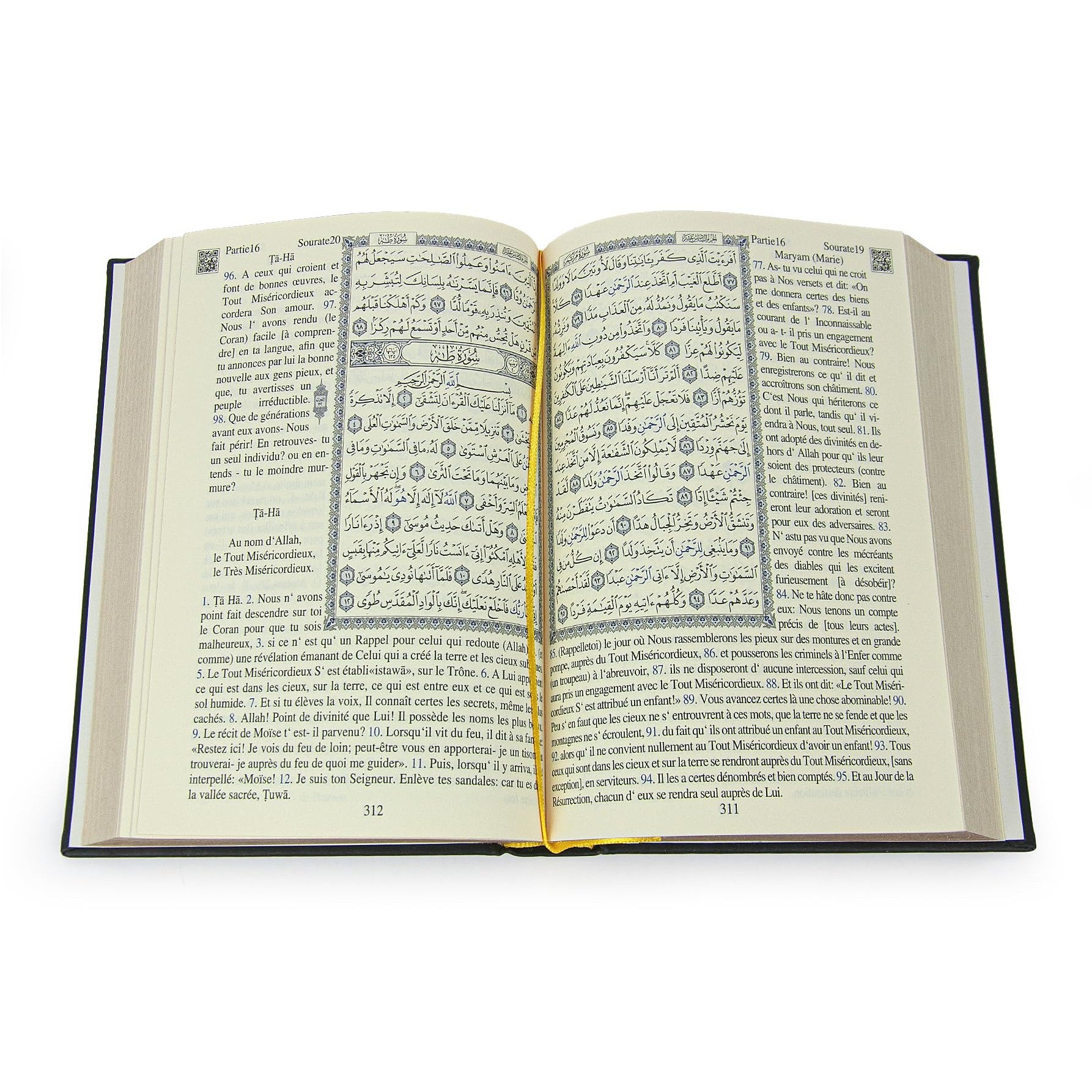 ihvan online Prayer Gift Set for Hajj and Umrah, Muslim Prayer Rug, Prayer Mat, Beads Taasbih, Holy Quran Translated French, Muslim Praying Mat, Islamic Gift Set for Ramadan & Eid, Black - Medaid International