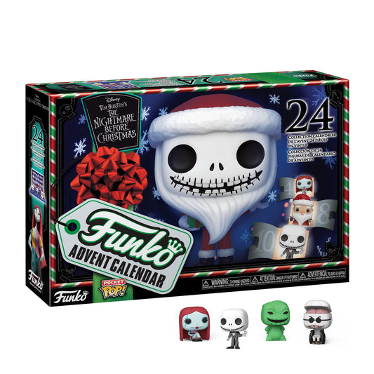 Funko Pop! Advent Calendar: The Nightmare Before Christmas - 24 Days of Surprises - Collectible Vinyl Mini Figures - Mystery Box - Gift Idea - Holiday Present for Kids - Christmas Countdown - Medaid International