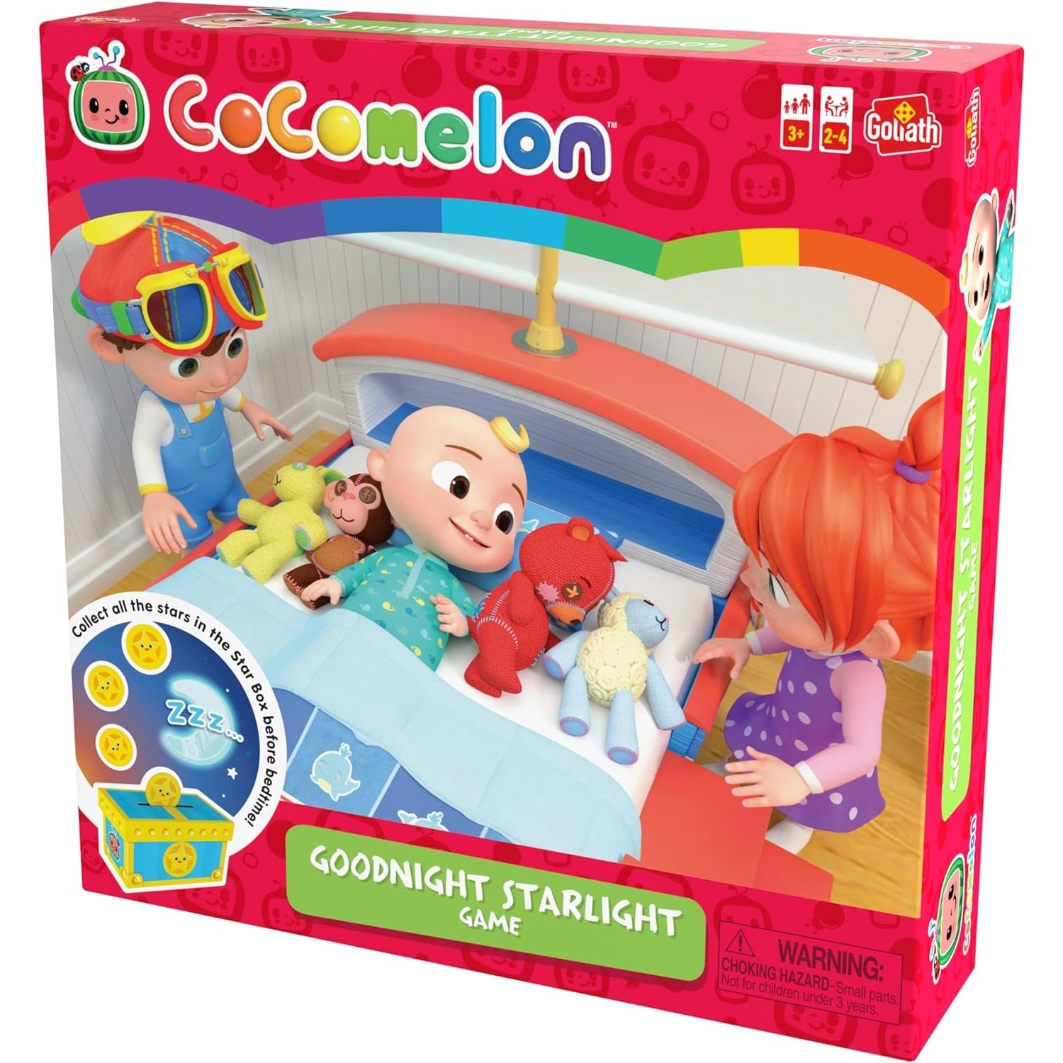 Goliath Cocomelon Goodnight Starlight Game - Help JJ and Friends Get Ready for Bed, Sing Along to Cocomelon Songs - Ages 3 and Up, 2-4 Players - Medaid - Lebanon