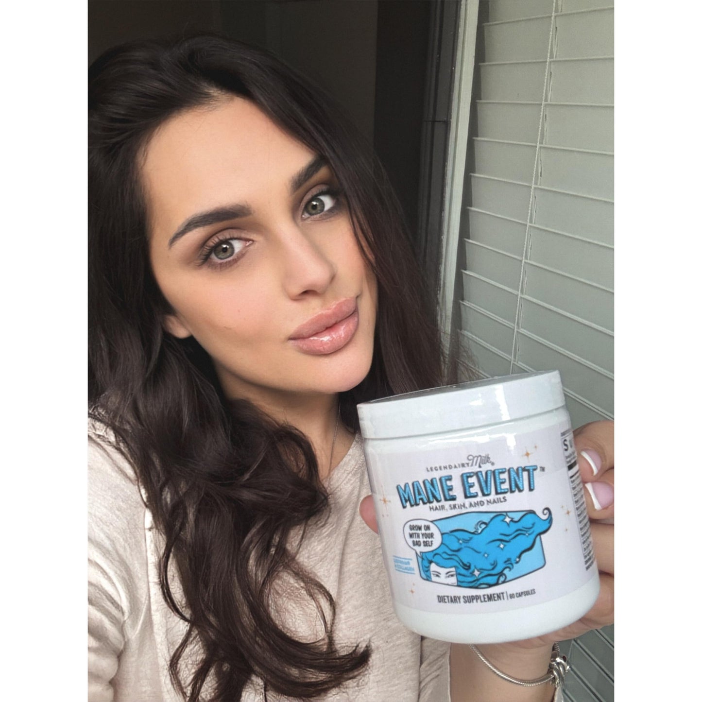 Hair Growth Vitamins for Women - Biotin for Hair Growth with Collagen & Lustriva, Products & Supplements for Thinning, Thicker, Fuller, Stronger Skin & Nails, Legendairy Milk Mane Event™ - Medaid International