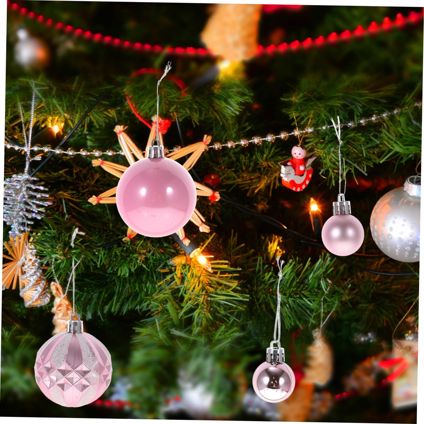 Outdoor Christmas Ornaments Ball Decorations Xmas Tree Balls - Medaid International