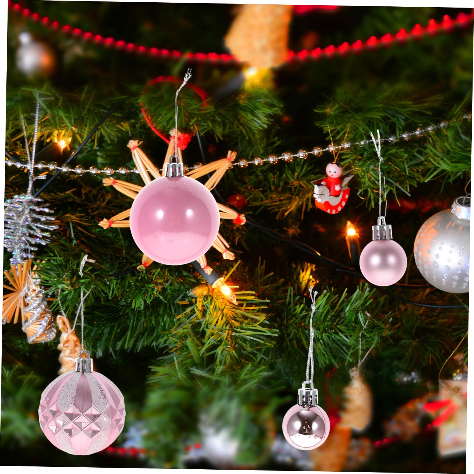 Outdoor Christmas Ornaments Ball Decorations Xmas Tree Balls - Medaid International