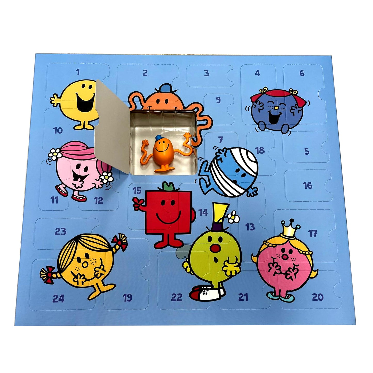 The original Mr. Men & Little Miss countdown Calendar 2025 Collectible Cartoon Toys for Boys and Girls, 12 Figurines + 12 COOL gifts! Ages 3+ 24 Pieces - Medaid International