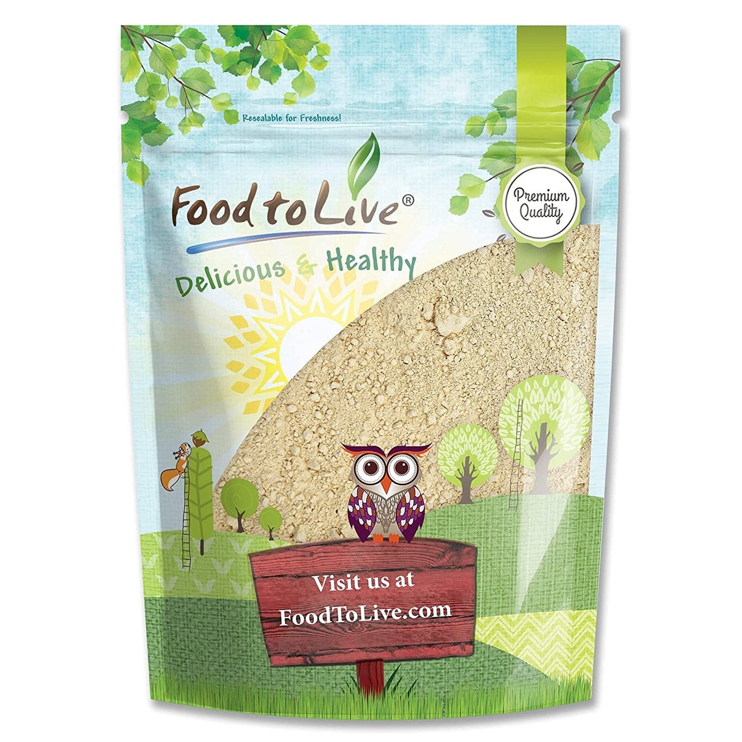 Food to Live - Black Maca Powder, 5 Pounds - Finely Ground Raw Dried Root, Kosher, Vegan, Non-Gelatinized Powder, Bulk - Medaid International