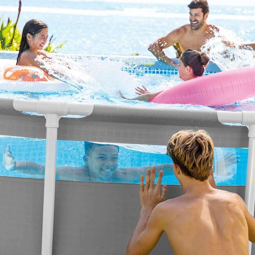 Prism Frame Clearview Pool Set D 4.88M X 1.22M - Medaid International