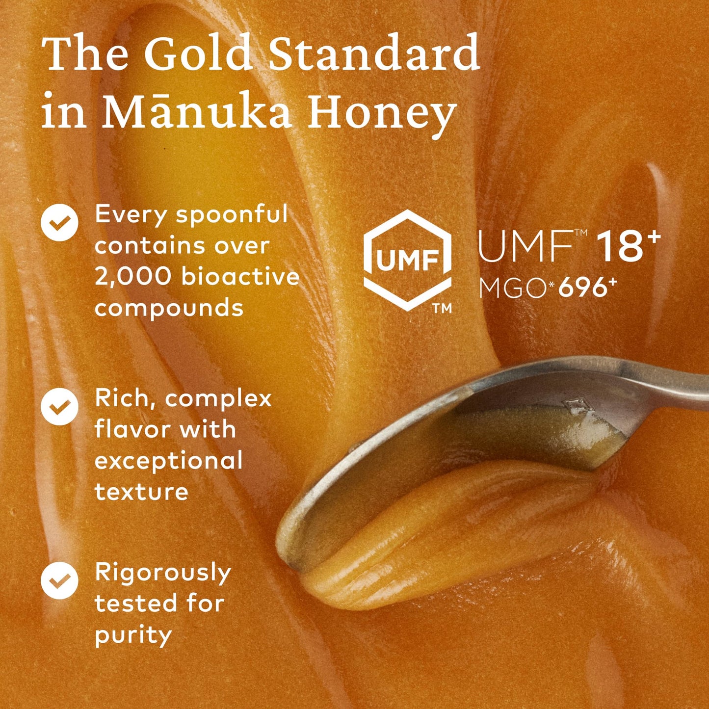 Comvita Manuka Honey UMF 18+ (MGO 696+) - Raw Manuka Honey New Zealand, Pure & Unpasteurized, Superfood for Immune Health, Use in Tea, Wild, Monofloral, Non-GMO - 250g (8.8 oz) - Medaid International