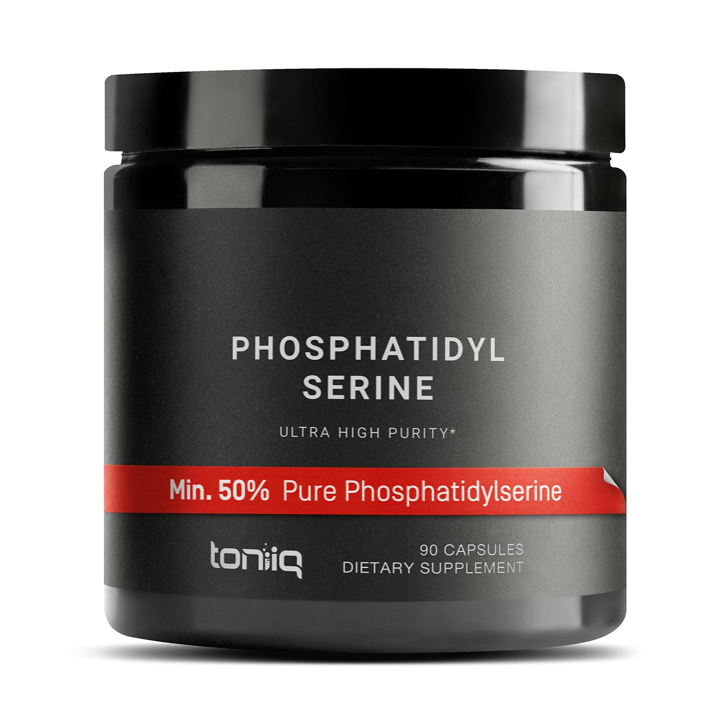 Toniiq Phosphatidylserine - 400mg Formula - World’s First 50% Purity - Highest Purity in The US - Soy Free Phosphatidylserine Supplement - 90 Veggie Capsules - Medaid International
