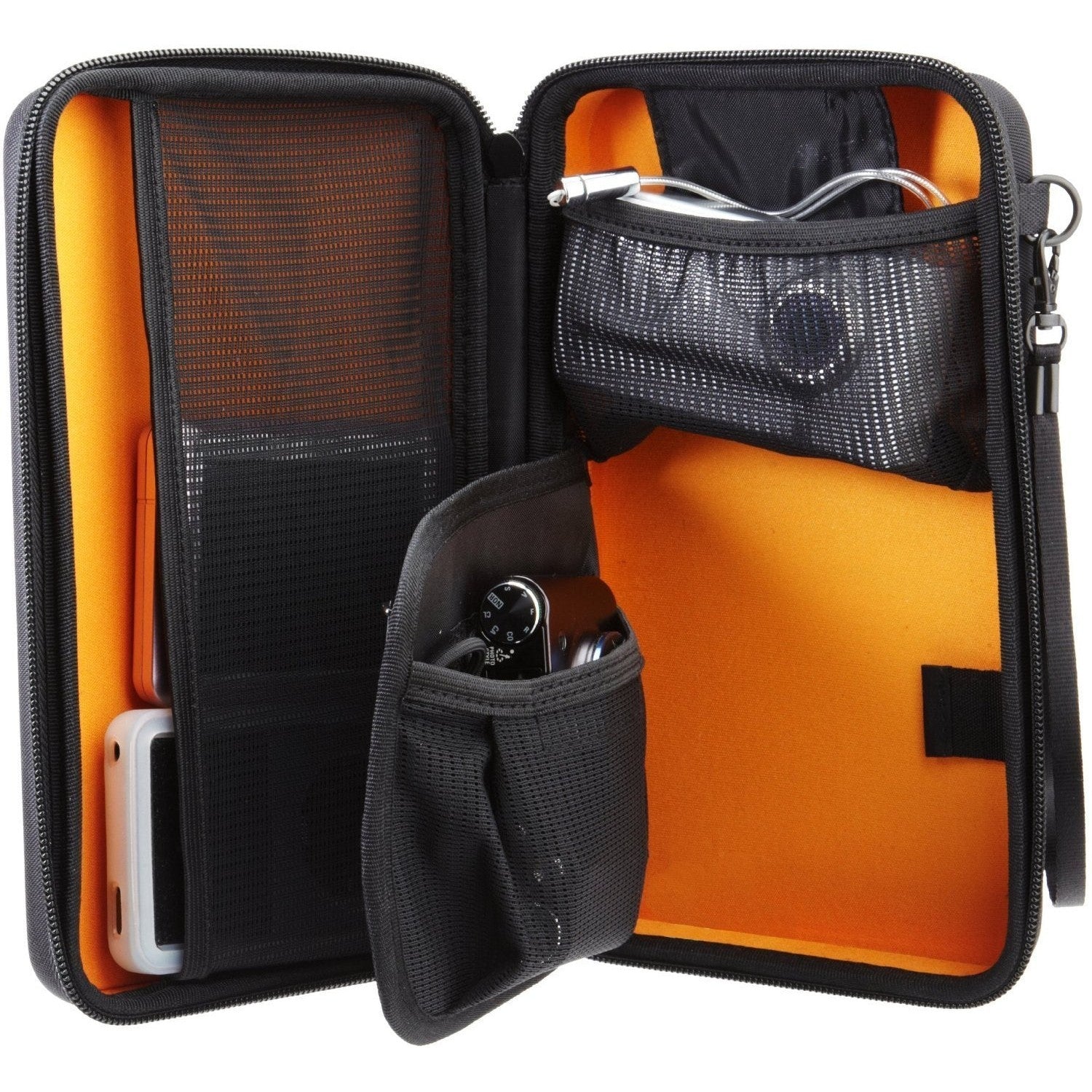 Amazon Basics Universal Travel Case Organizer for Small Electronics and Accessories, Solid, Black - Medaid International