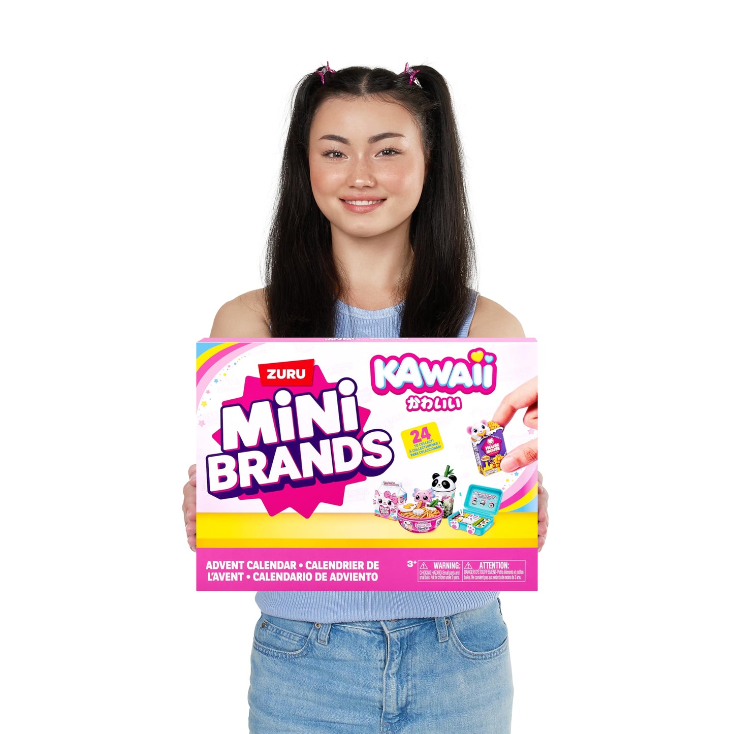 Mini Brands Kawaii Advent Calendar by ZURU, Collectible Seaonal Toys for Girls - Medaid International