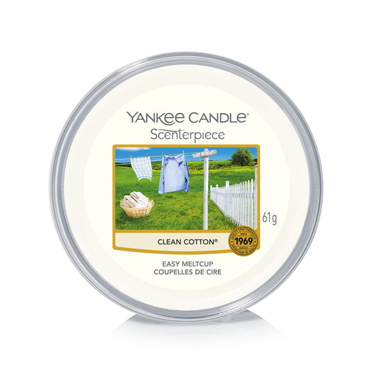 Yankee Candle Scenterpiece Easy MeltCup, Clean Cotton, for Electric Warmers - Medaid International