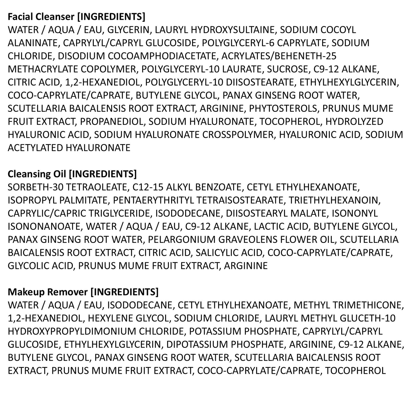 Illiyoon Gentle Deep Facial Cleanser with Cleansing Oil & Lip and Eye Makeup Remover - Medaid International