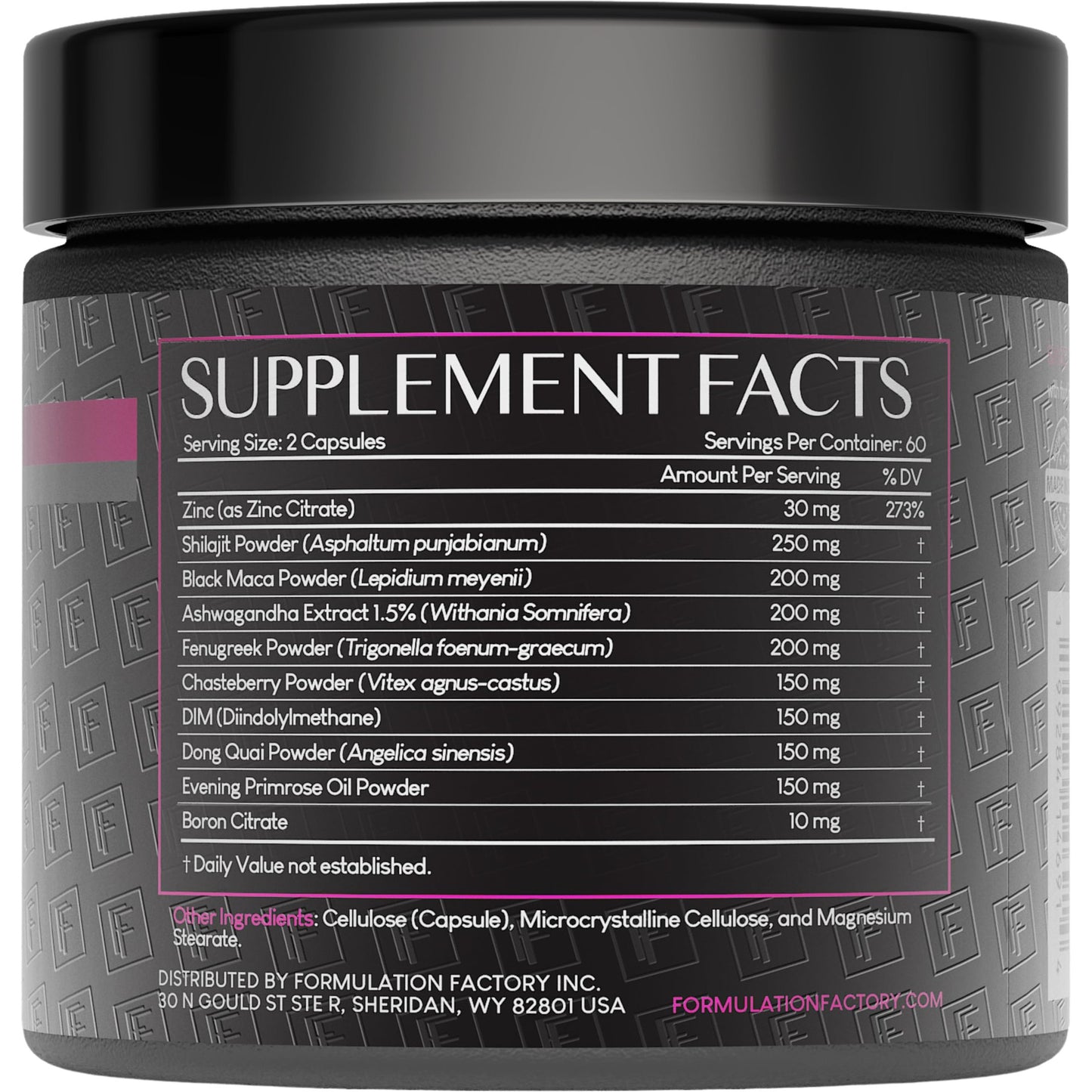 Formulation Factory She's Obsessed: 10-in-1 Hormone Balance Maximizer with Shilajit, Maca, Ashwagandha, DIM, Dong Quai, Zinc & More for Vitality & Balance – 120 Capsules 2 Months - Medaid International