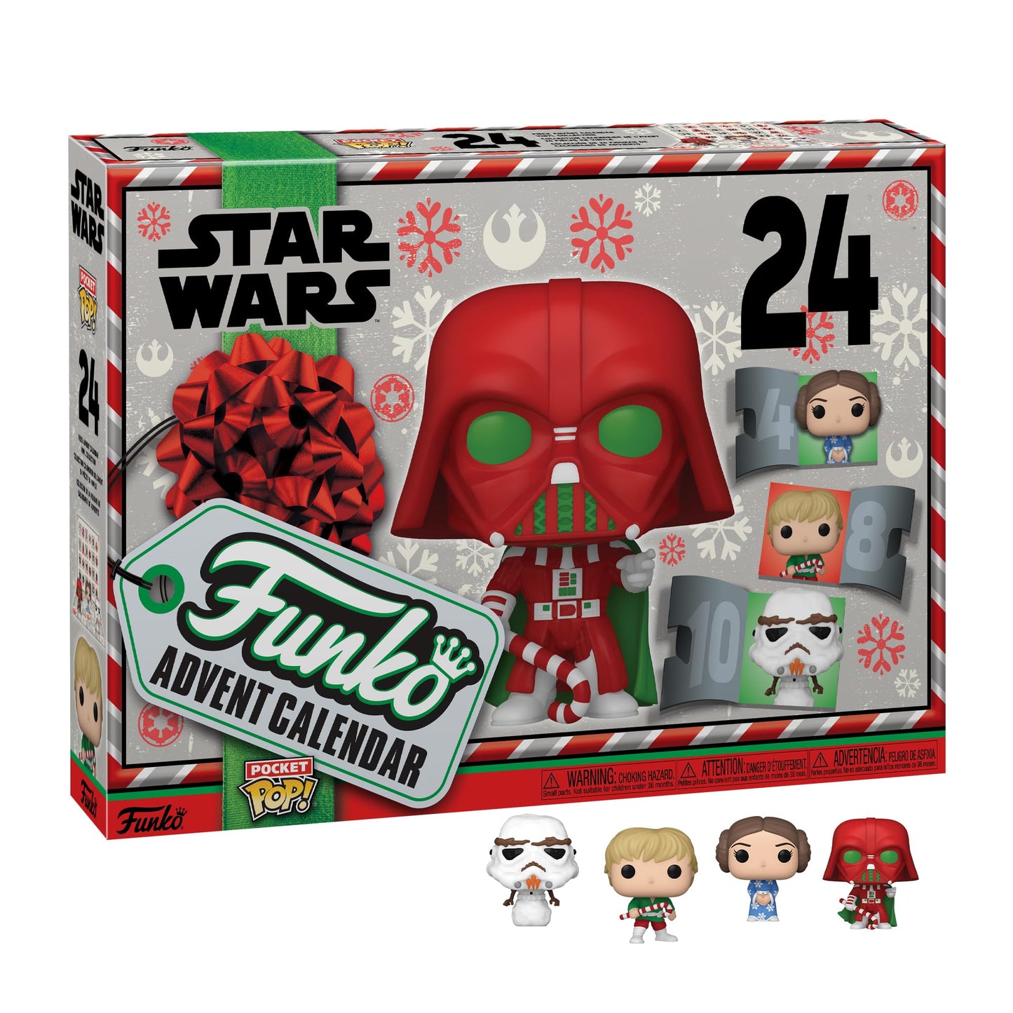 Funko Pop! Advent Calendar: Star Wars - 24 Days of Surprises - Collectible Vinyl Mini Figures - Mystery Box - Gift Idea - Holiday Present for Girls, Boys & Kids - Christmas Countdown - Medaid International