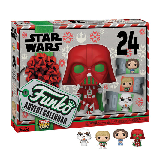 Funko Pop! Advent Calendar: Star Wars - 24 Days of Surprises - Collectible Vinyl Mini Figures - Mystery Box - Gift Idea - Holiday Present for Girls, Boys & Kids - Christmas Countdown - Medaid International