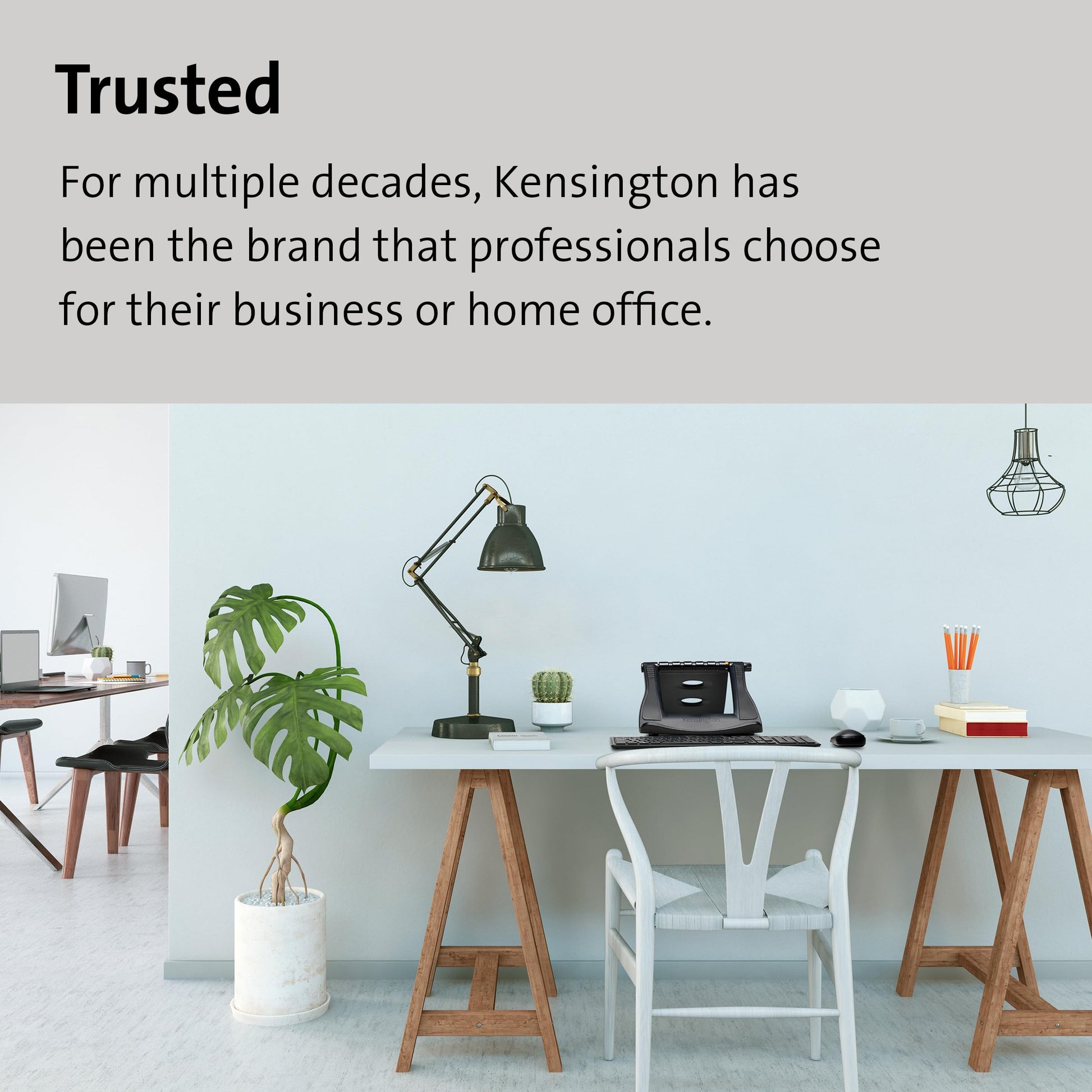 Kensington Easy Riser Portable Ergonomic Laptop Cooling Stand (12"-17") for Laptops, Chromebooks Macbooks and Wacom devices – Grey (K60112AM), Gray - Medaid International