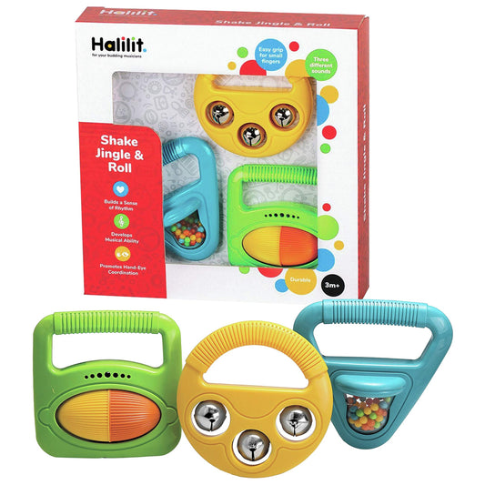 Edushape Shake, Jingle & Roll Music, 3 Piece - Medaid International