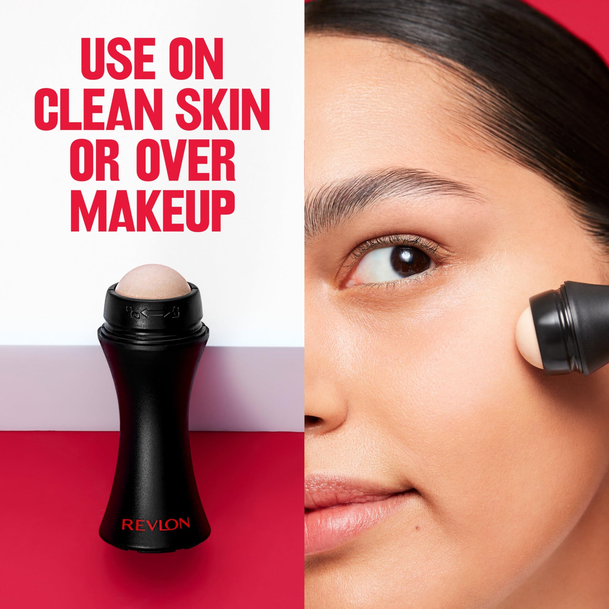 Revlon Face Roller, Oily Skin Control for Makeup, Oil Absorbing, Volcanic Reusable Facial Skincare Tool, Stocking Stuffer for Women & Men, 1 count - Medaid International