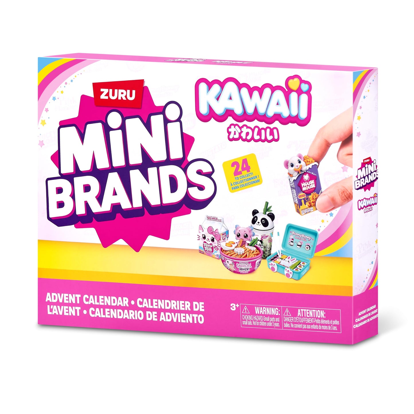 Mini Brands Kawaii Advent Calendar by ZURU, Collectible Seaonal Toys for Girls - Medaid International