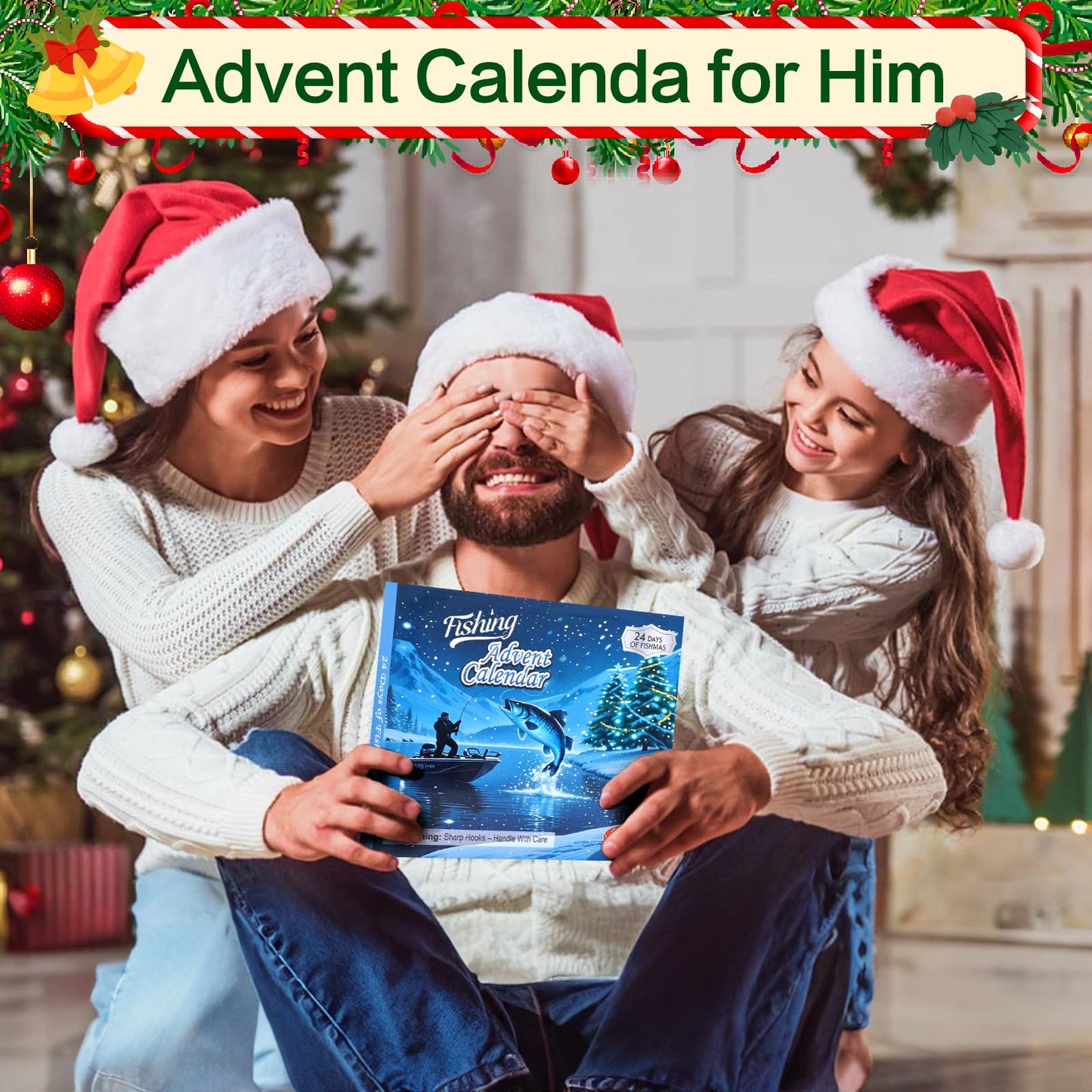 Fishing Advent Calendar for Adult 2025 Fishing Lure Advent Calendar 24 Days Christmas Countdown Calendars Tackle Lures Gifts For Men - Medaid International