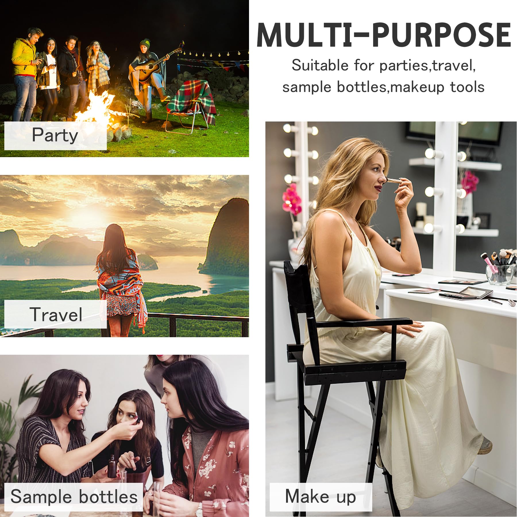 Csdtylh Mini Spray Bottle 105PCS 5ML Clear Glass Perfume Bottles Refillable Fine Mist Spray Bottles Empty Fragrance Sample Spray Containers Cosmetics Atomizer for Cleaning,Travel,Essential Oils - Medaid International