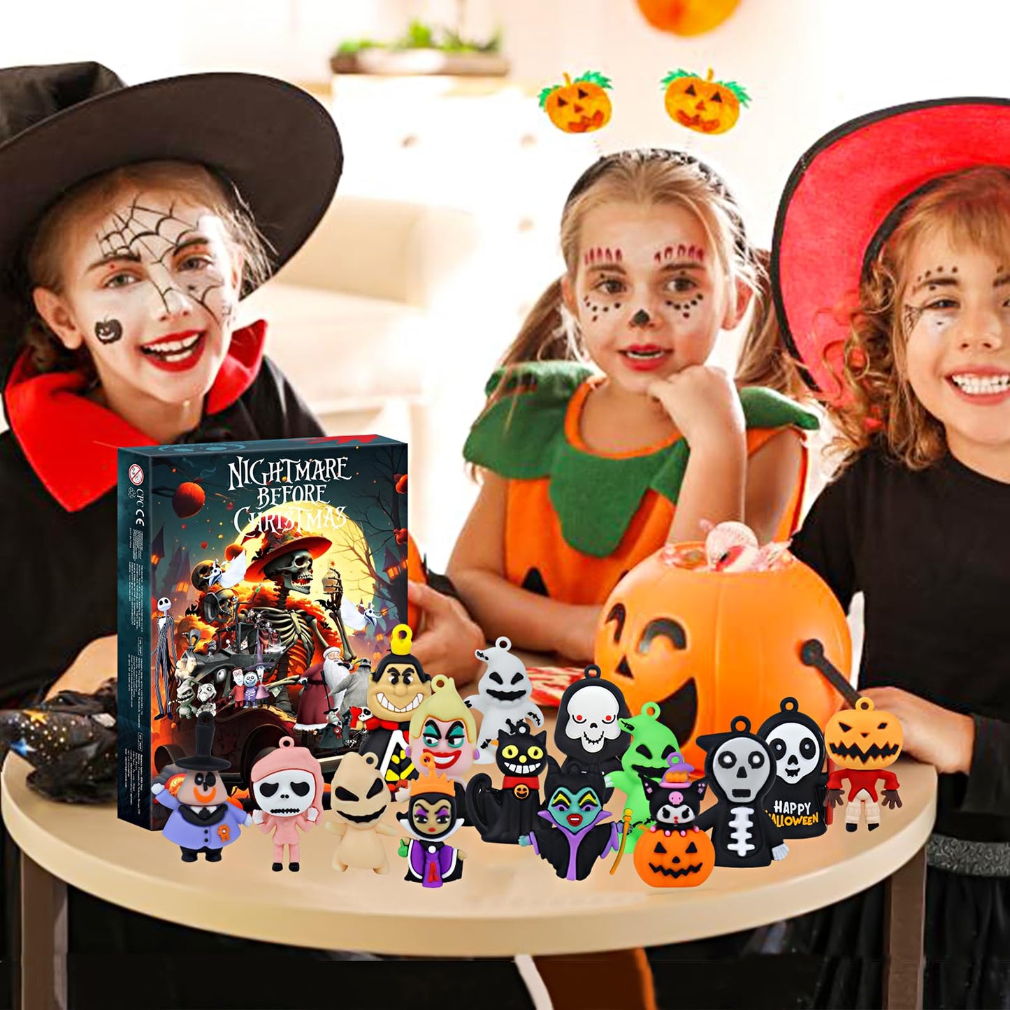 Nightmare Christmas Advent Calendar 2025 for Kids, 24 Days Countdown Calendar with Classic Doll,Collectible Figures Surprise Christmas Xmas Gifts for Kid Girls Teens - Medaid International