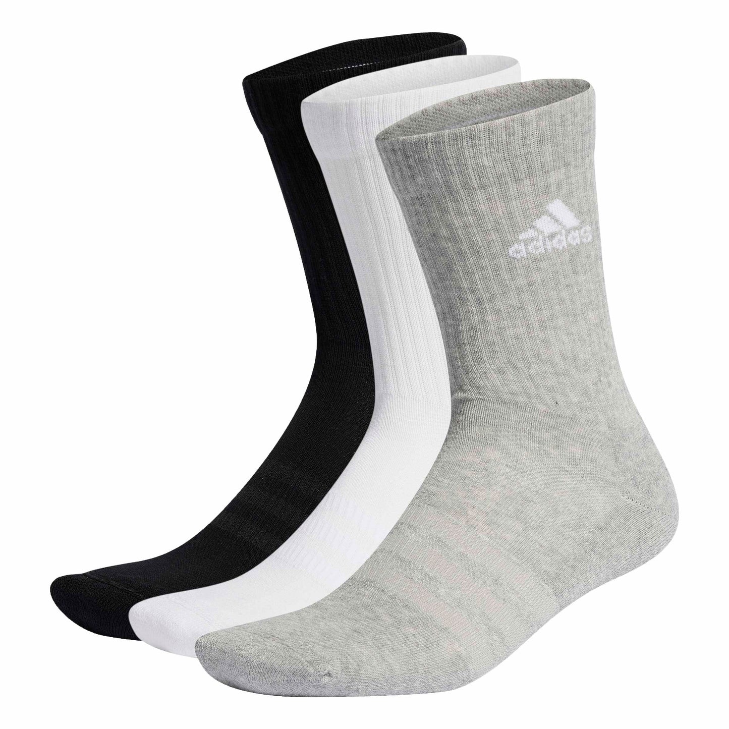adidas Cushioned Crew Socks 3 Pairs Socks Unisex Adult (Pack of 1) - Medaid International