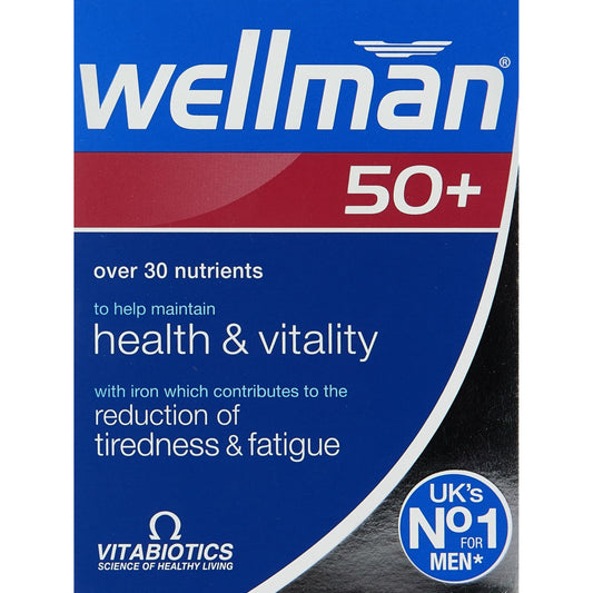 Wellman Vitabiotics 50+ Advanced Vitamin And Mineral Supplement 30 Tablets - Medaid International