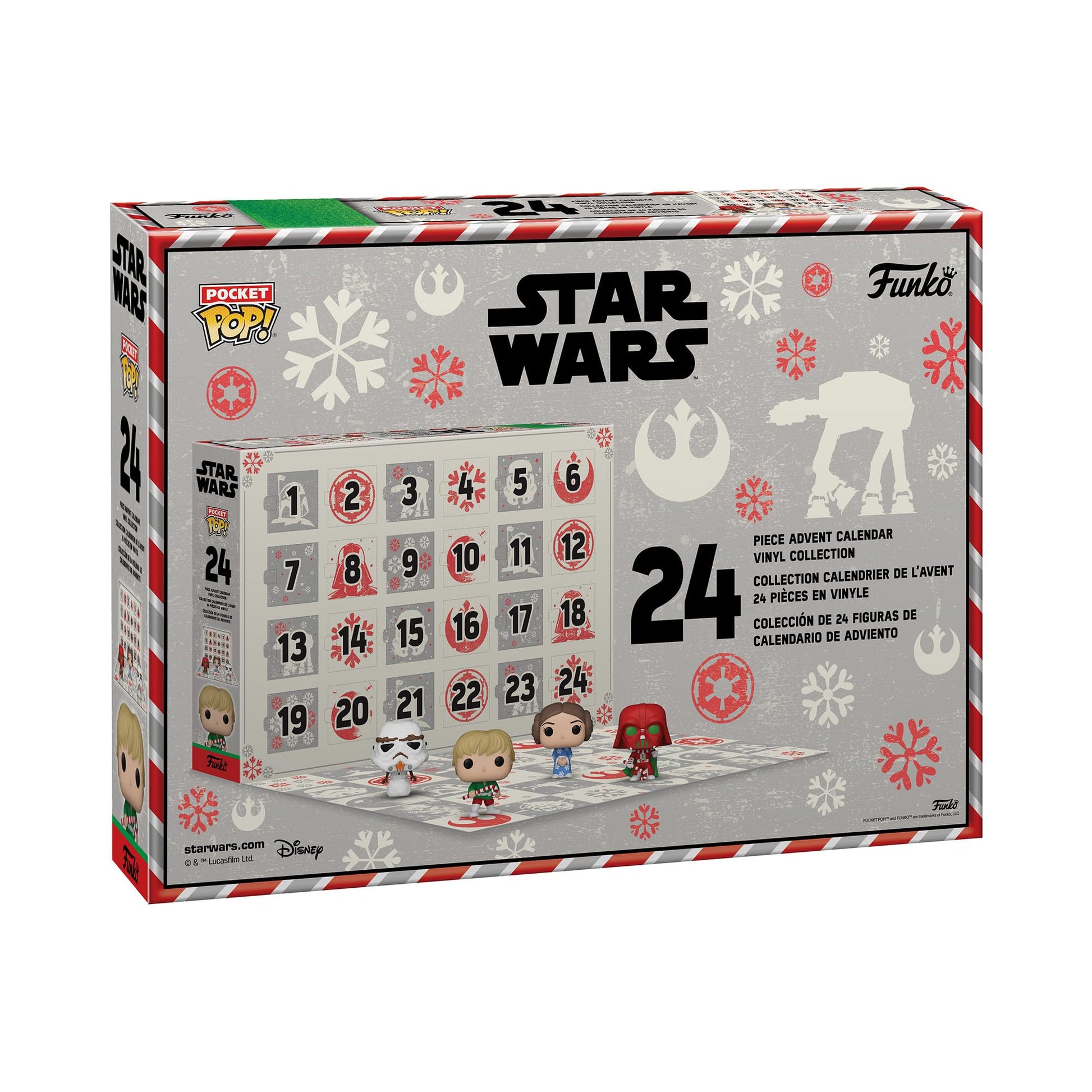 Funko Pop! Advent Calendar: Star Wars - 24 Days of Surprises - Collectible Vinyl Mini Figures - Mystery Box - Gift Idea - Holiday Present for Girls, Boys & Kids - Christmas Countdown - Medaid International