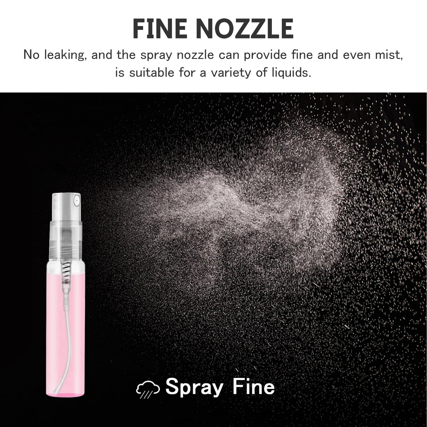 Csdtylh Mini Spray Bottle 105PCS 5ML Clear Glass Perfume Bottles Refillable Fine Mist Spray Bottles Empty Fragrance Sample Spray Containers Cosmetics Atomizer for Cleaning,Travel,Essential Oils - Medaid International