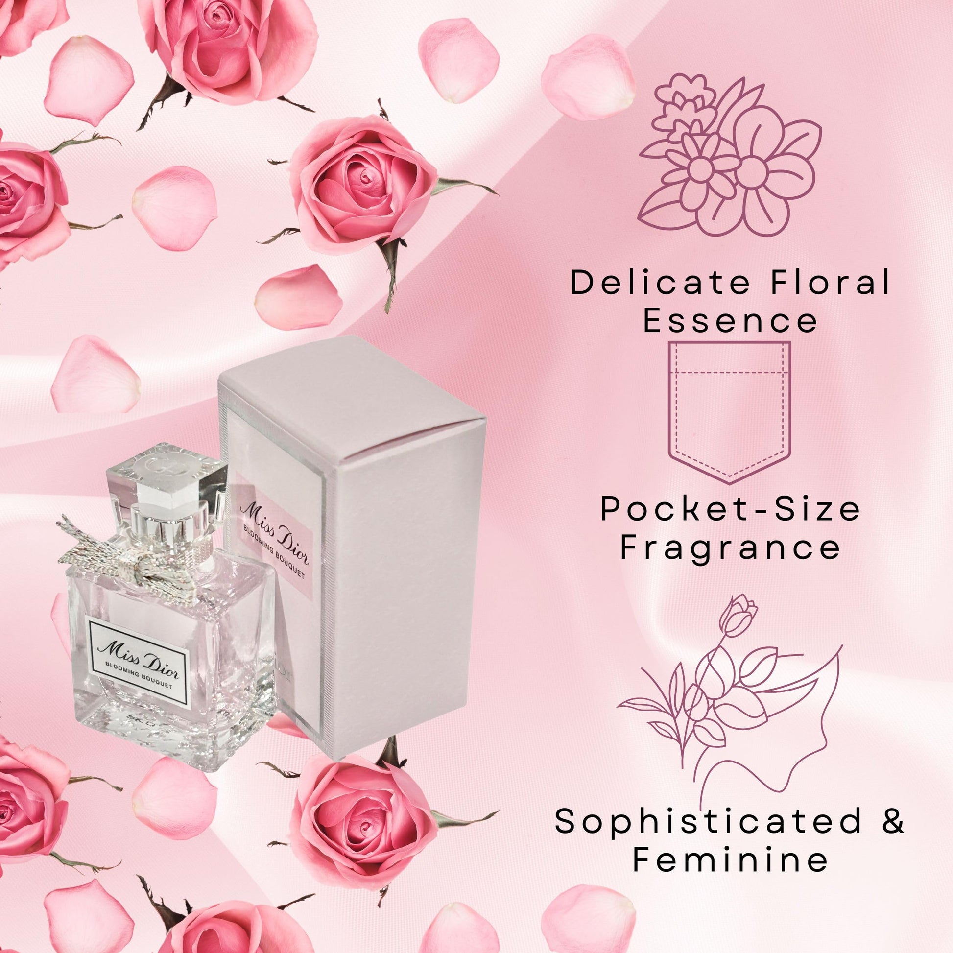 Dior Miss Dior Blooming Bouquet for Women Eau de Toilette Splash, 0.17 Ounce - Medaid International