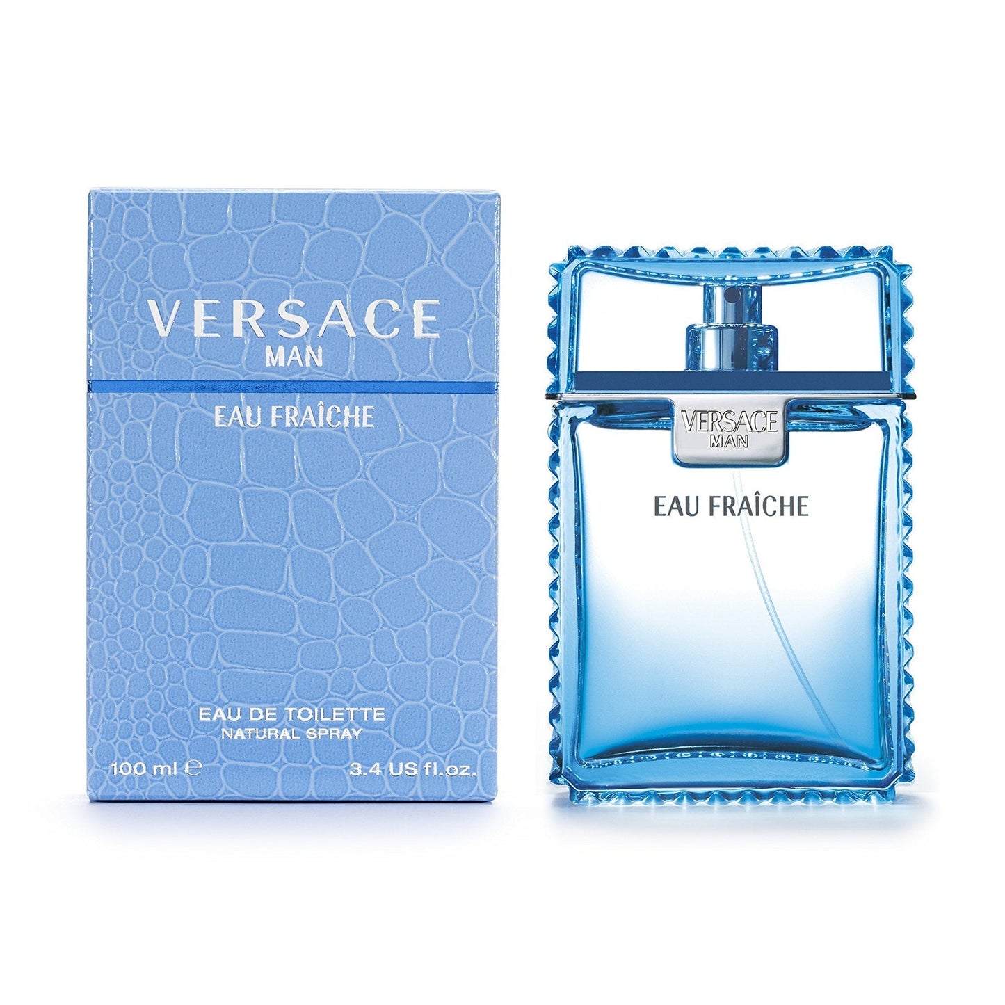Versace Man Eau Fraiche By Gianni Versace For Men Deodorant Spray 3.4 Oz - Medaid International