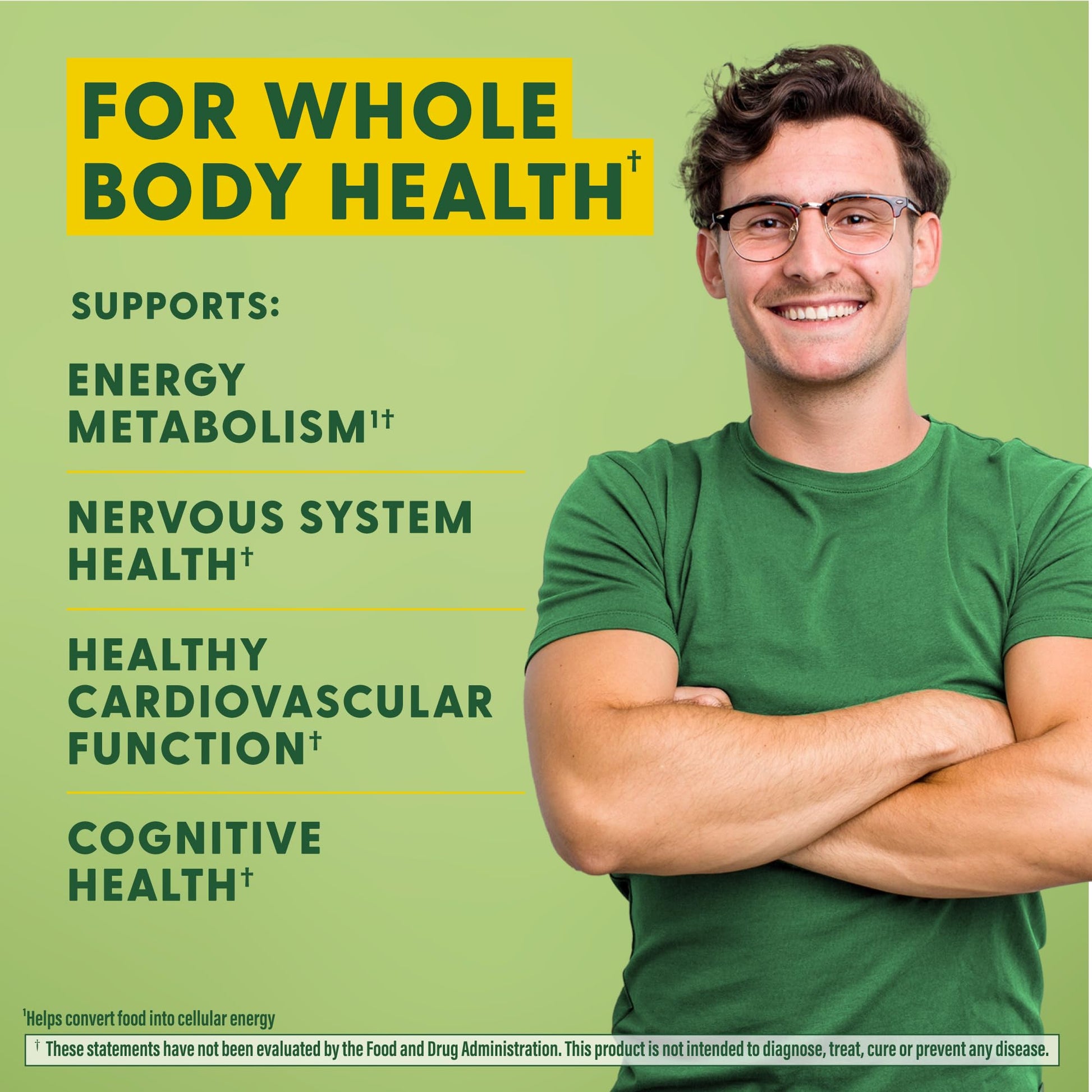 MegaFood Vegan Vitamin B12, Vitamin B Supplement with Vitamin B6, B12 Vitamins, and Folic Acid, Supports Cellular Energy Production, Nervous System Health & Cardiovascular Function - 30 Tablets - Medaid International