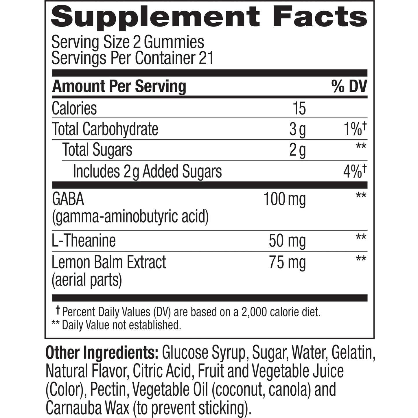 OLLY Goodbye Stress Gummy, GABA, L-Theanine, Lemon Balm, Stress Relief Supplement, Berry - 42 Count - Medaid International