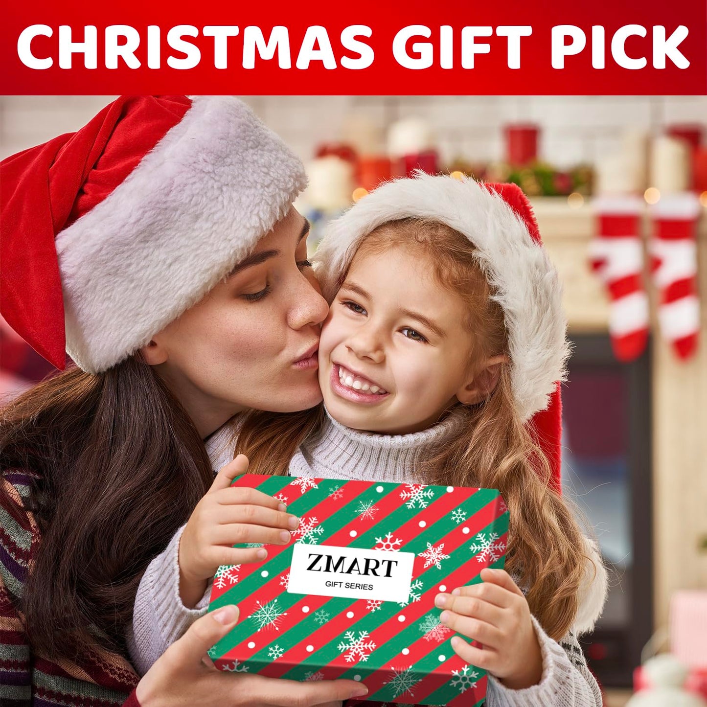 Christmas Gifts Stocking Socks for Kids - Light Up Socks, Xmas Stocking Stuffers for Little Boys Girls 4-6 Years Old - Medaid International