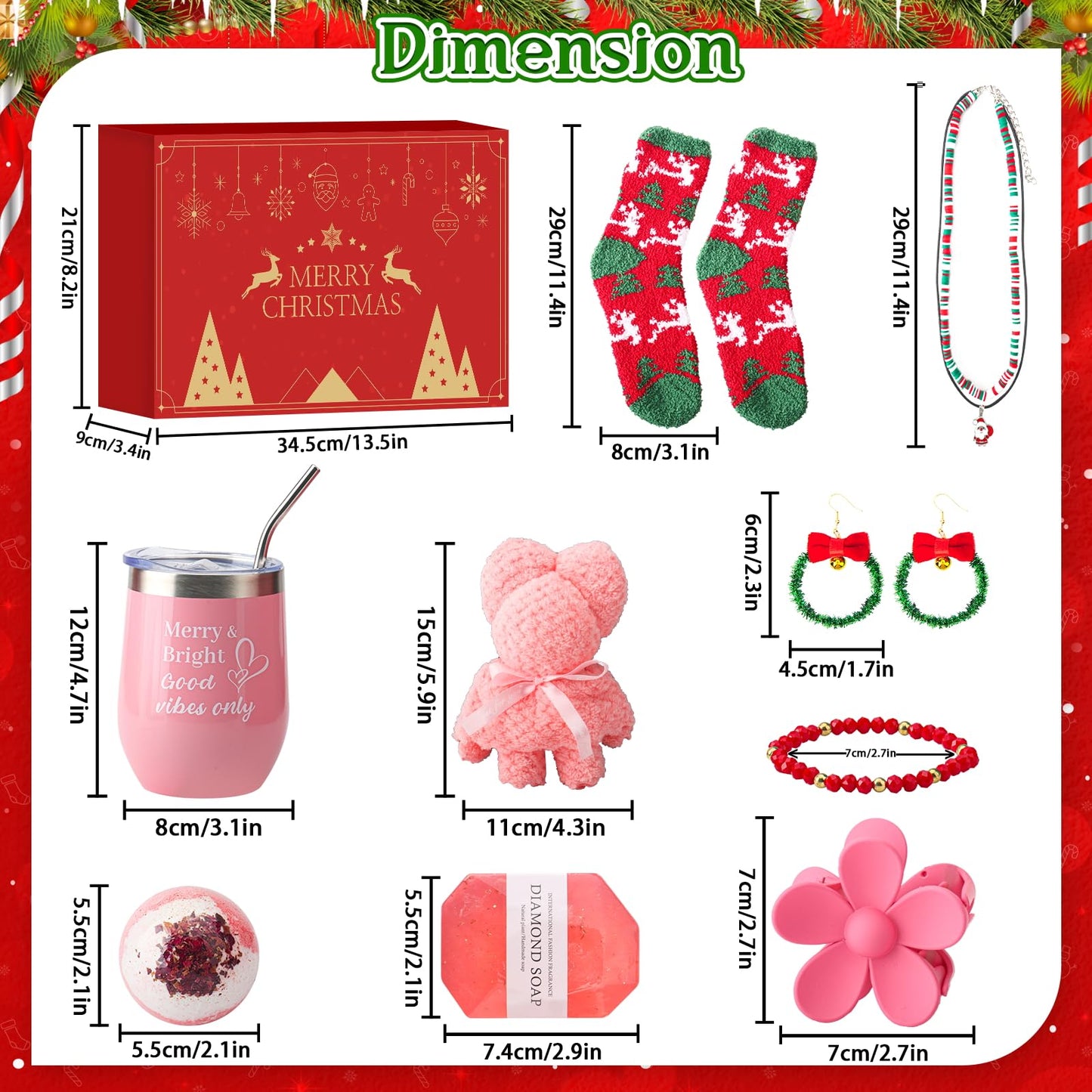 Advent Calendar 2025 Adult Woman,24 Boxes Christmas Countdown Calendar with Beauty,Bath &Jewelry, Ideal Christmas Gift for Women, Friends, Moms - Medaid International