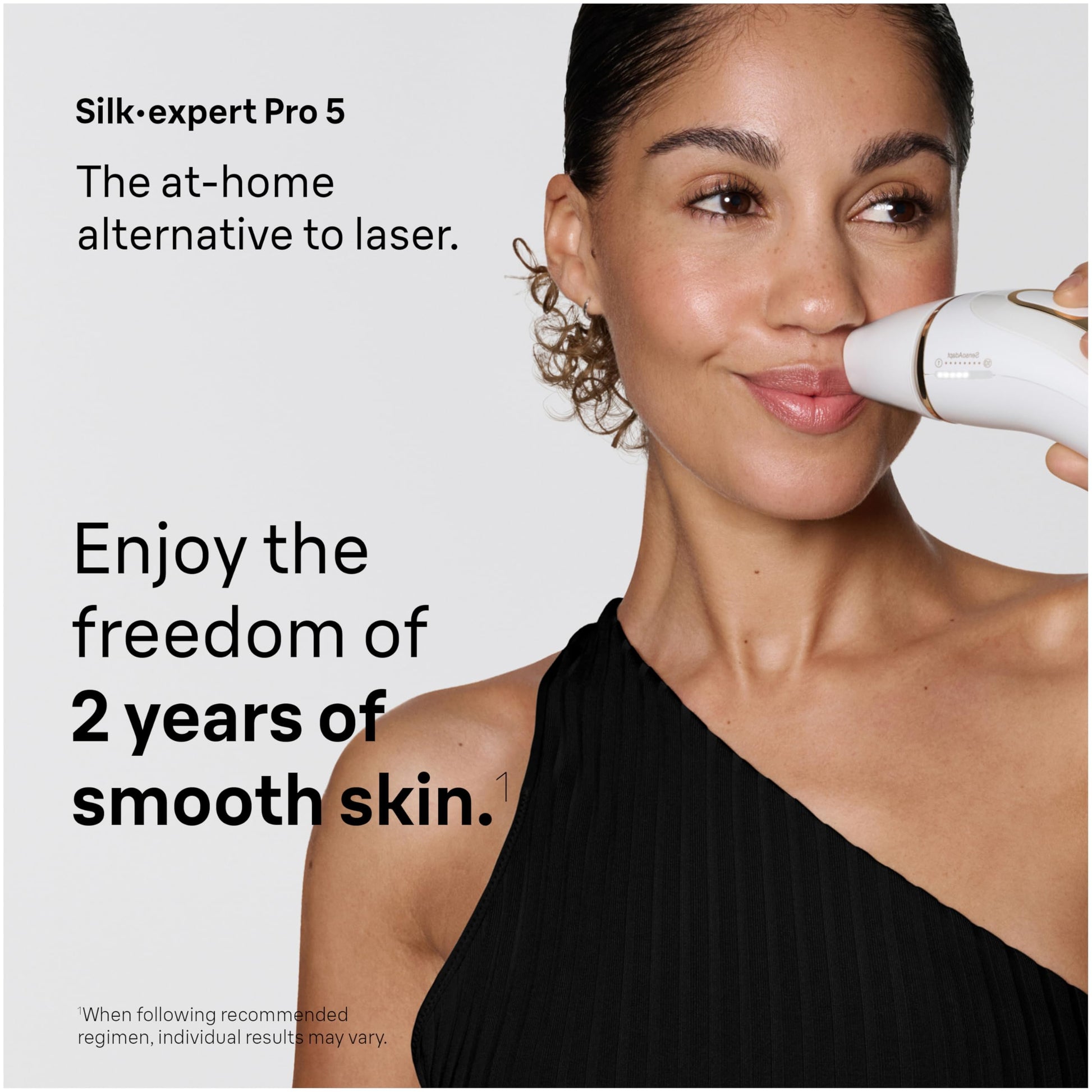 Braun Smart IPL, Silk·Expert Pro 5: at Home Laser Hair Removal for Women and Men, Permanent Visible Hair Reduction in Hair Regrowth for Body & Face, Wide Head and Two Precision Heads, IPL5347 - Medaid International