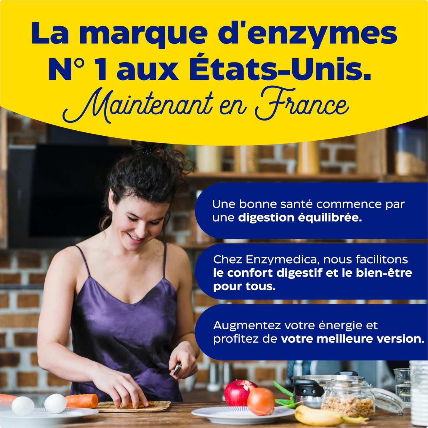 Enzymes Digestives Lypo Gold, Complément Alimentaire, Digestion Confortable, Anti Ballonnements et Ventre Gonflé, Confort Digestif, Lipase, Protéase, Amylase, Perle Digestive, 60 Capsules - Medaid International
