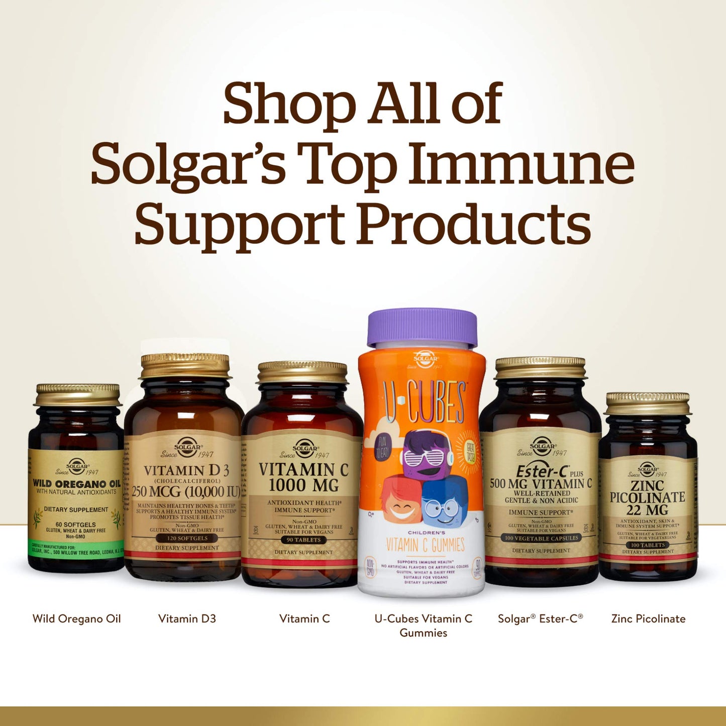 Solgar Vitamin C 1000 mg, 100 Vegetable Capsules - Antioxidant & Immune Support - Overall Health - Healthy Skin & Joints - Bioflavonoids Supplement - Non-GMO, Vegan, Gluten Free, Kosher - 100 Servings - Medaid International