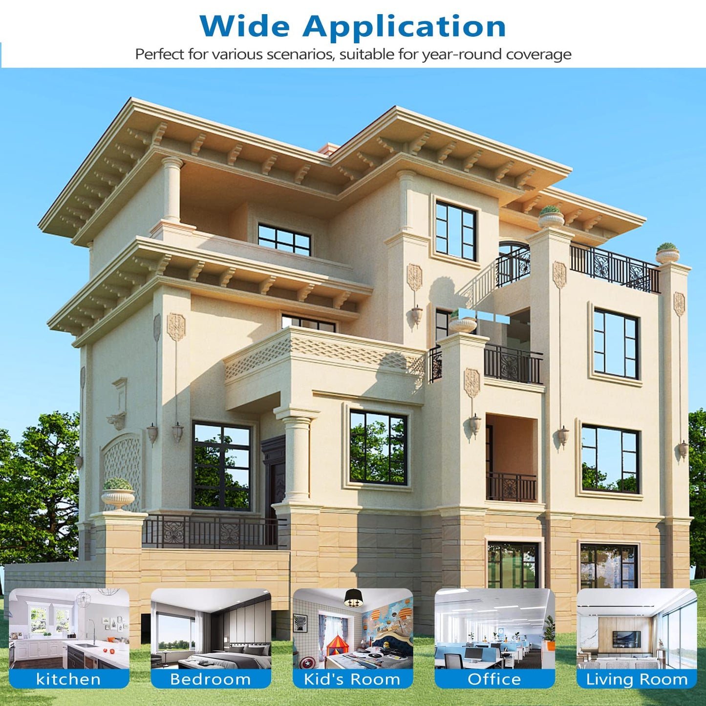 One Way Window Film Privacy Tint Heat Control Door Glass Coverings Anti UV Reflective Sun Blocking Static Self Cling Tinting,No Glue Window Mirror Film for Home Office Black-Silver 23.6 x 78.7 Inch - Medaid International