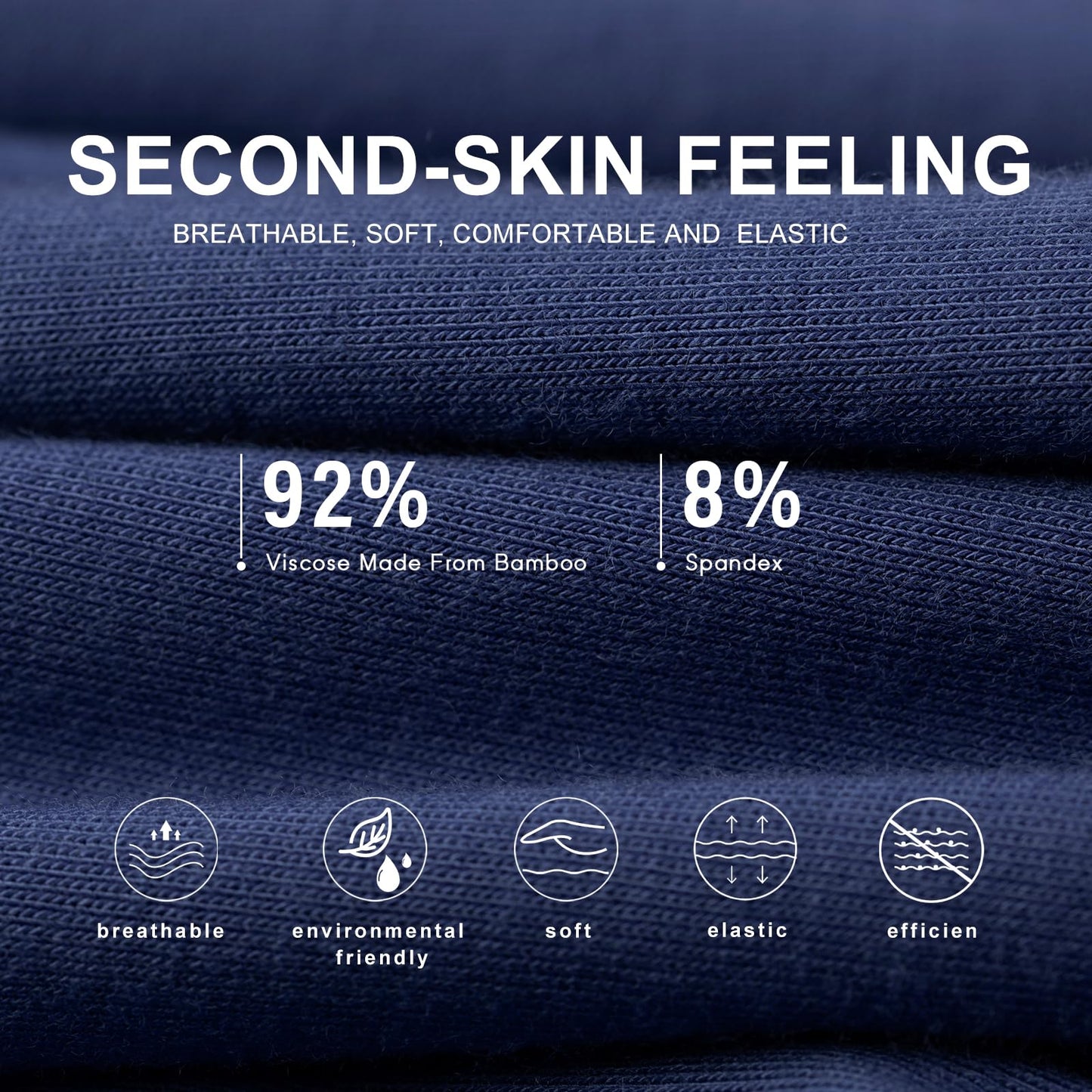 BAMBOO COOL Men's Long Boxer Briefs Performance Long Leg Sports Boxer Brief Underwear MultiPack - Medaid International