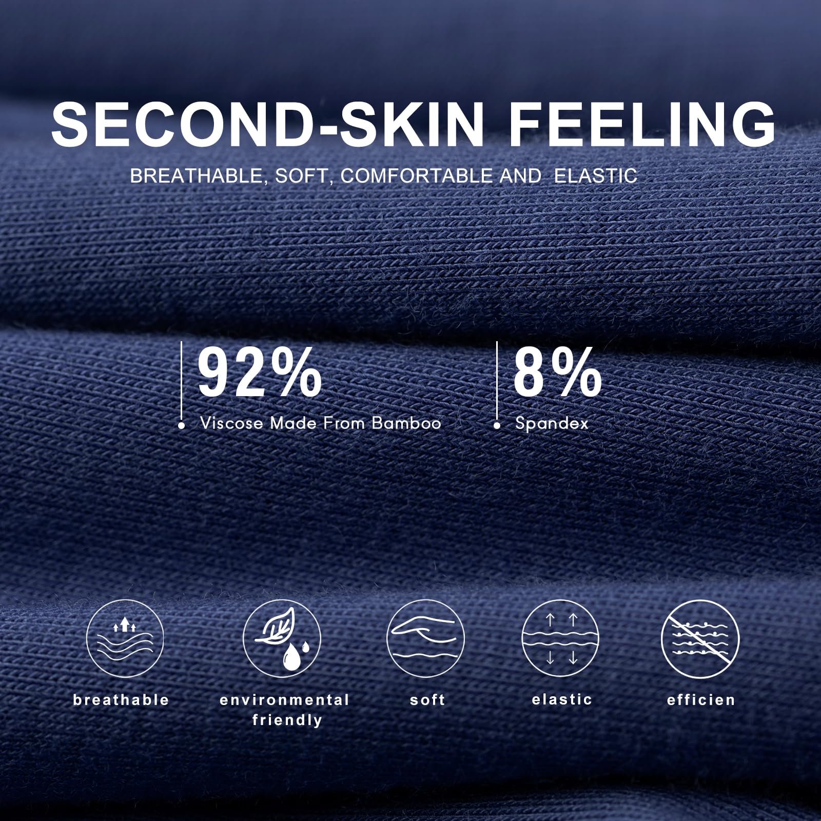 BAMBOO COOL Men's Long Boxer Briefs Performance Long Leg Sports Boxer Brief Underwear MultiPack - Medaid International