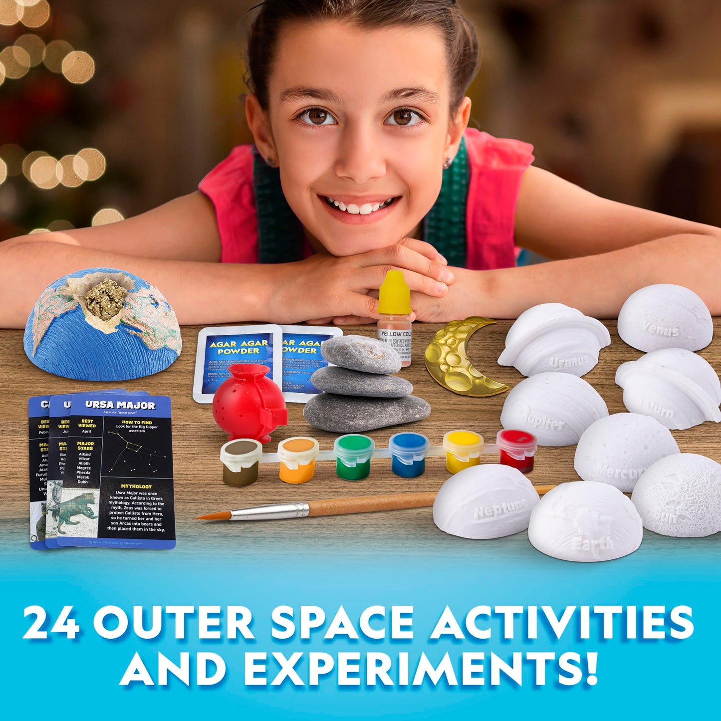 NATIONAL GEOGRAPHIC 2025 Outer Space Advent Calendar – 24 Days of Space-Themed Experiments, Crafts & Activities – Christmas Countdown Calendar for Kids - Medaid International