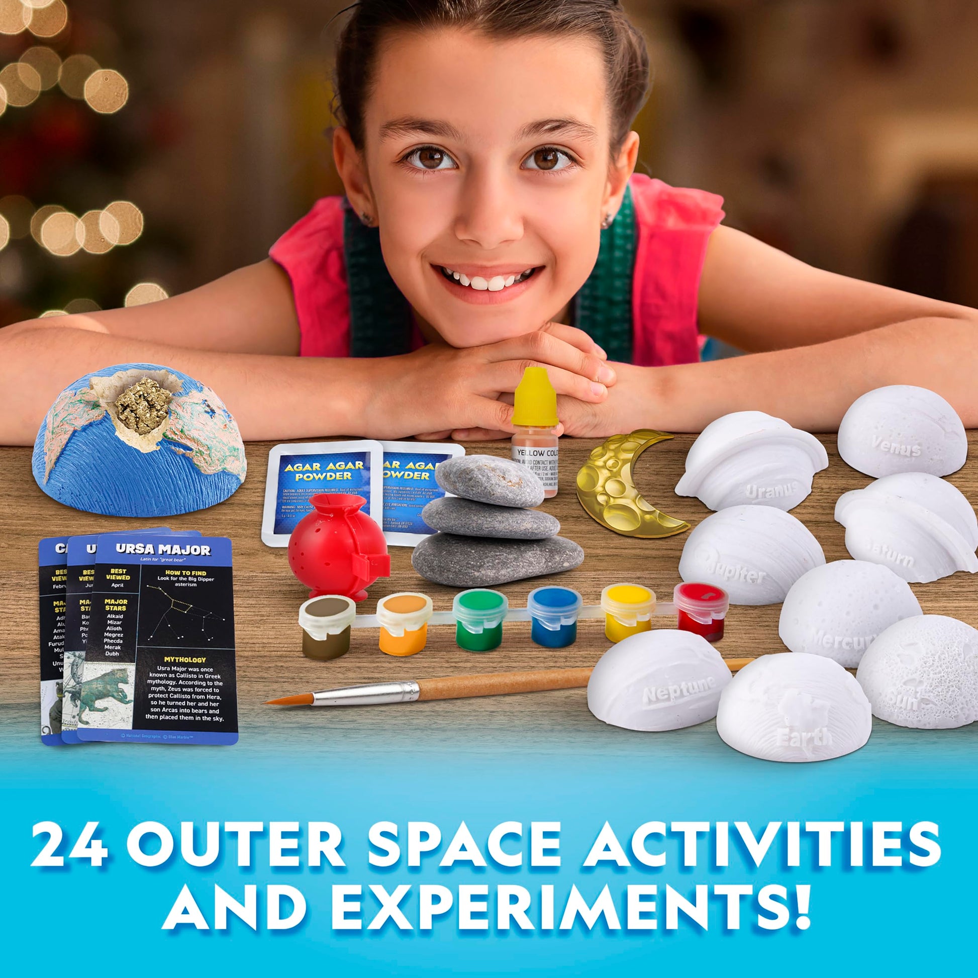 NATIONAL GEOGRAPHIC 2025 Outer Space Advent Calendar – 24 Days of Space-Themed Experiments, Crafts & Activities – Christmas Countdown Calendar for Kids - Medaid International