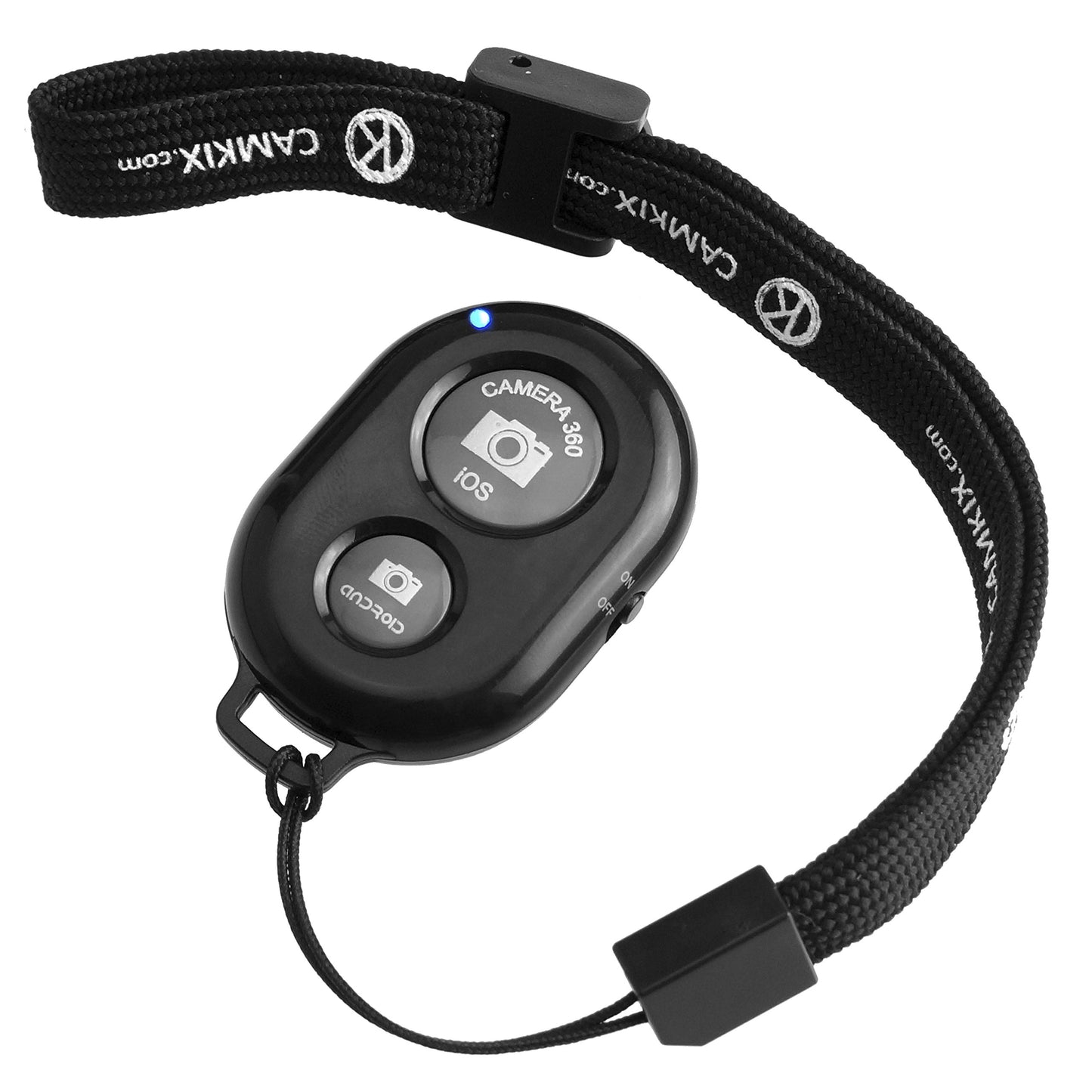 CamKix Camera Shutter Remote Control with Bluetooth Wireless Technology - Create Amazing Photos and Videos Hands-Free - Works with Most Smartphones and Tablets (iOS and Android) - Medaid International