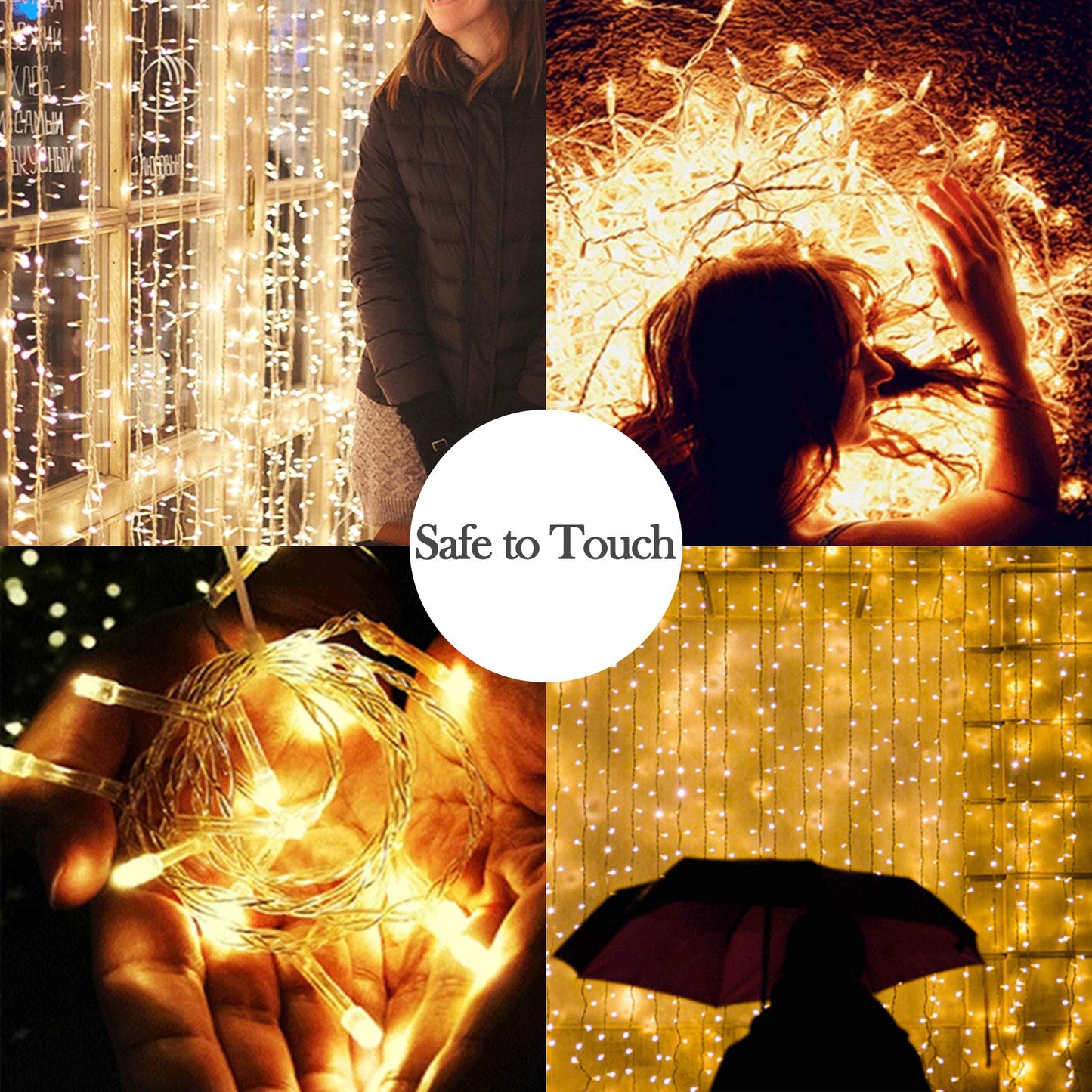 ANJAYLIA 20Ft 40 LED Fairy String Lights Battery Operated, Waterproof Twinkle Christmas Tree Lights with 2 Modes for Christmas Indoor Outdoor Garden Wedding Home Decoration Warm White - Medaid International