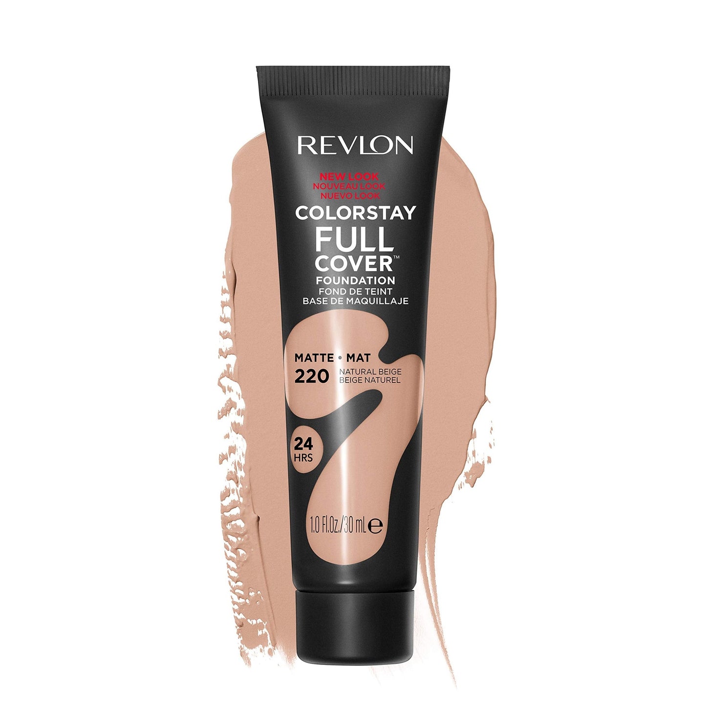 Revlon Liquid Foundation, ColorStay Face Makeup for Normal and Dry Skin, Longwear Full Coverage with Matte Finish, Oil Free, Natural Beige, 1.0 Fl Oz - Medaid International
