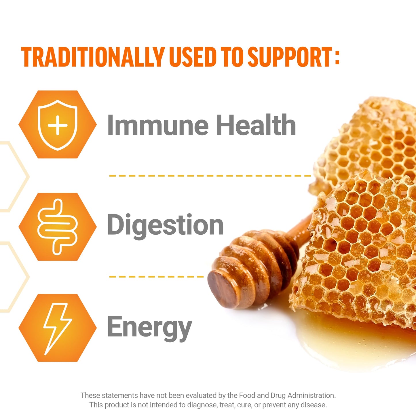 FORCE FACTOR Royal Manuka Honey, Pure New Zealand Manuka, Support Immune Health, Digestion & Energy, MGO 130, UMF 5+, Sustainably Sourced, Honey-Lemon, 60 Soft Chews - Medaid International