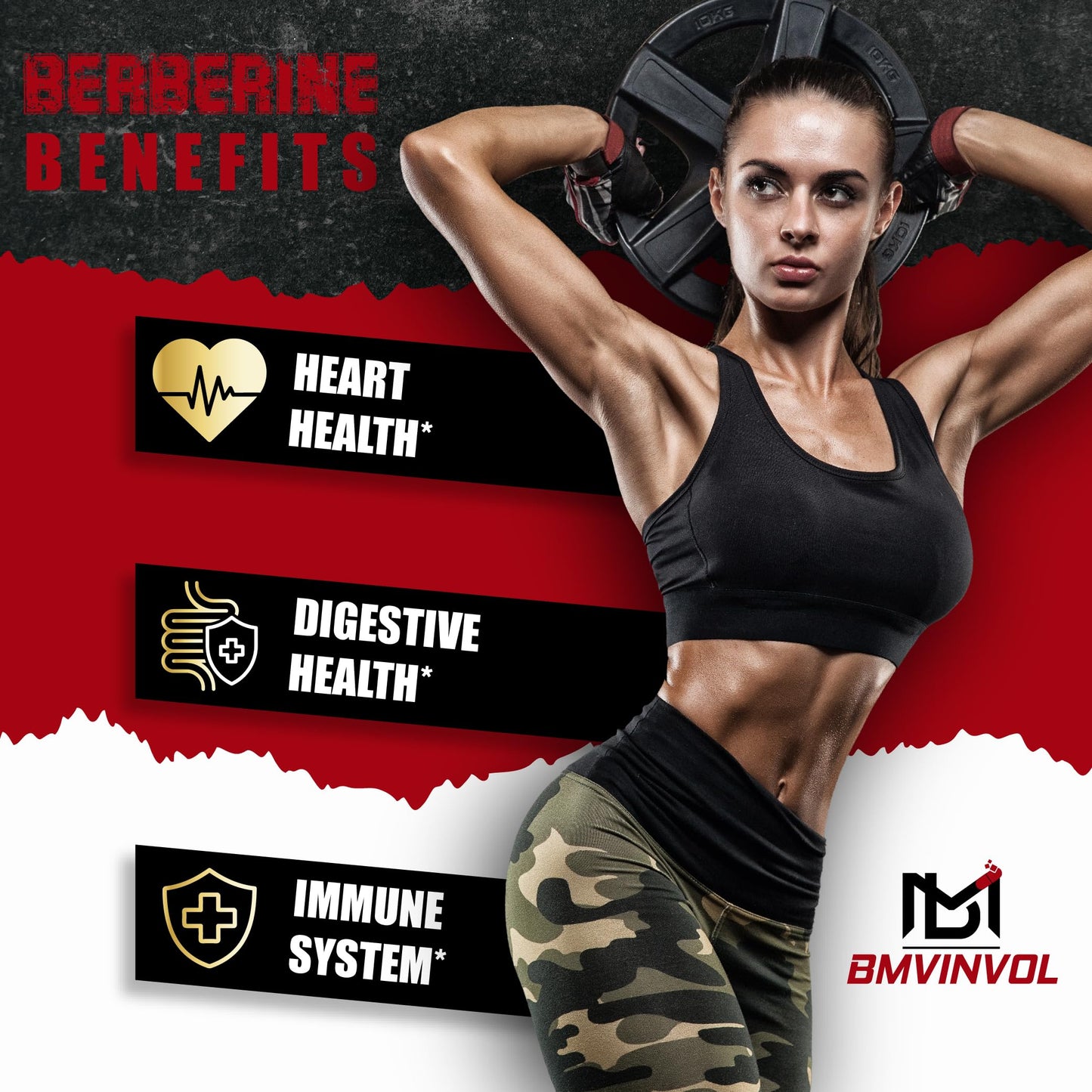 Berberine HCl, 150 Capsules - Plus Ceylon Cinnamon, Turmeric, Milk Thistle, Artichoke, Black Pepper, Berberine HCI Root Supplements Pills - Immune System - Medaid International