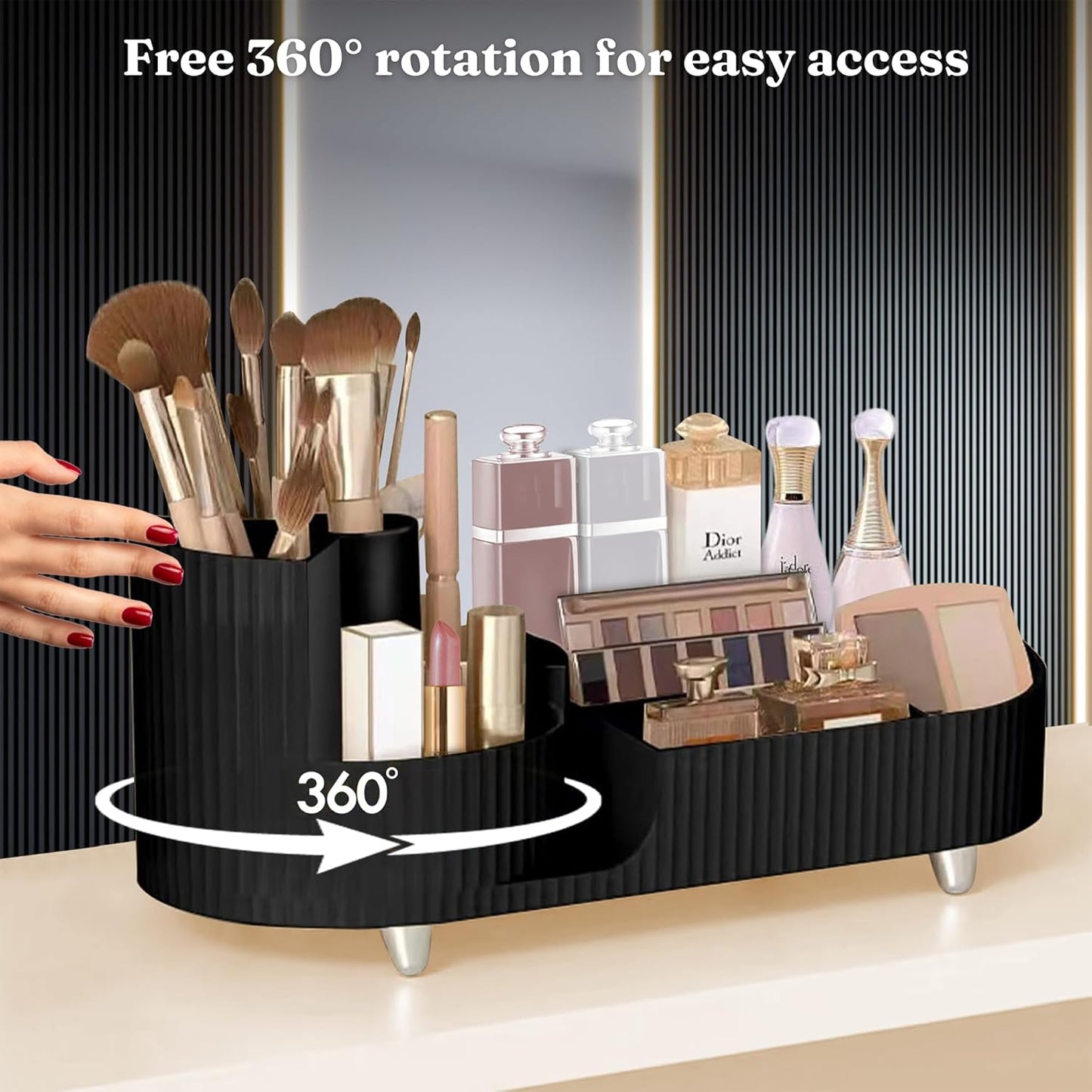 Large Rotating Makeup Organizer - Medaid International